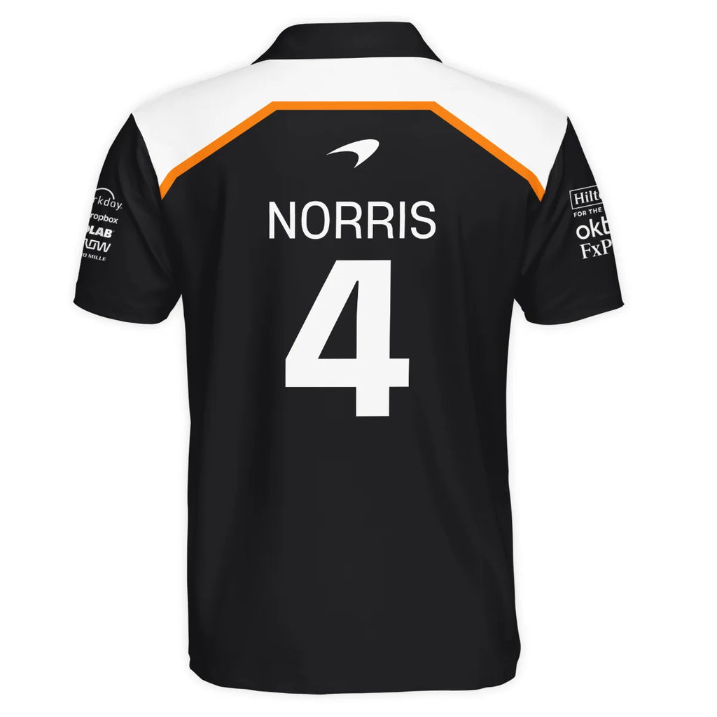 Lando Norris LN4 McLaren F1 Exclusive Polo Shirt BLF19625A2PL