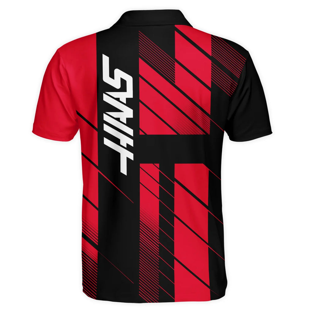 Haas F1 Teamwear Polo Shirt BLVA5326A2HAASPL