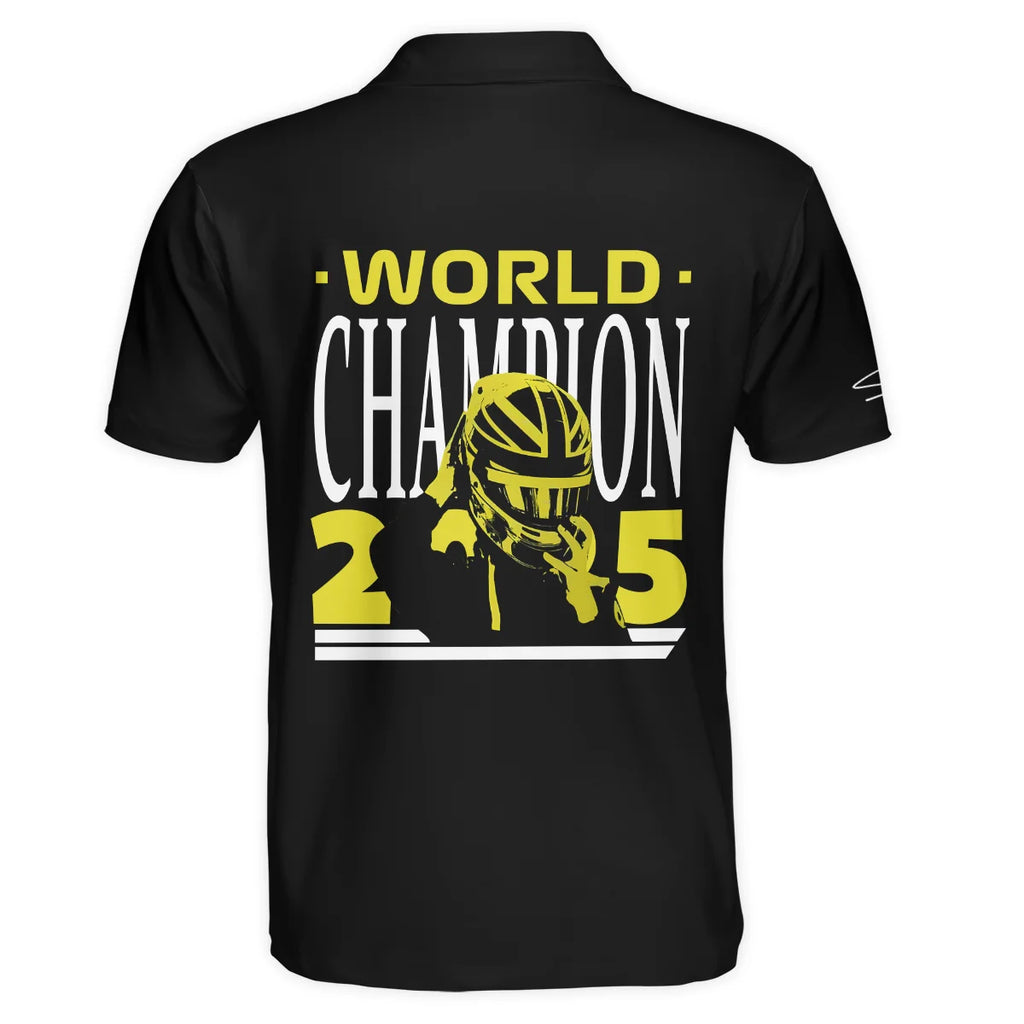 World Champion 2025 Lando Norris McLaren F1 Team Polo Shirt BLVALN051225A5PL