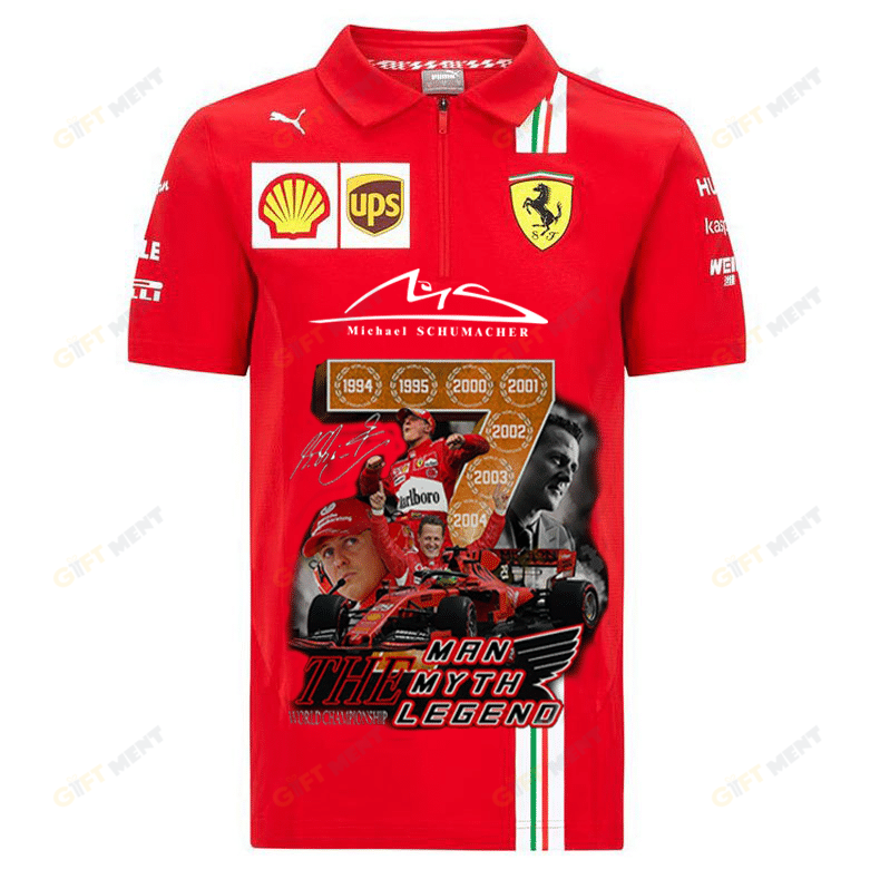 Michael Schumacher polo 2021 SIGNED SHIRT