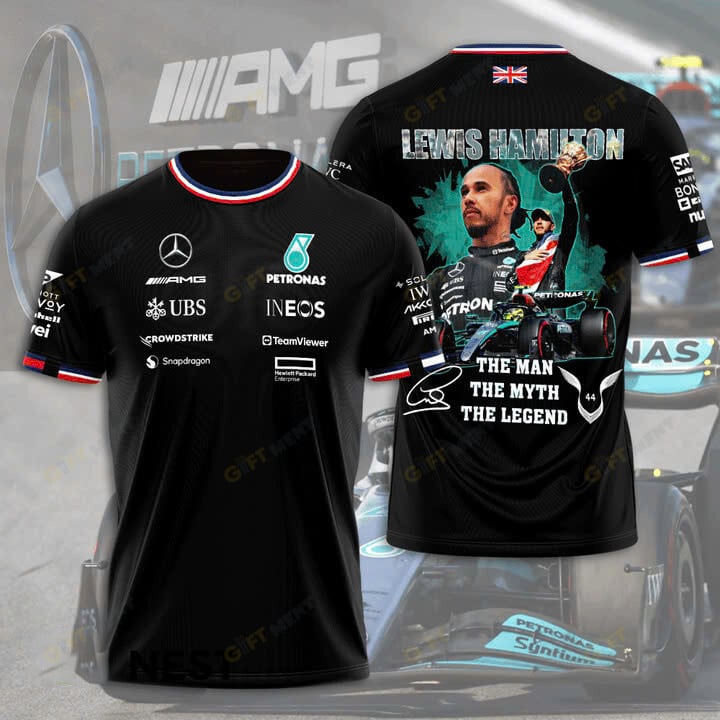 Lewis Hamilton The Man The Myth The Legend Style T Shirt, Hoodie, Zip Hoodie, Sweatshirt