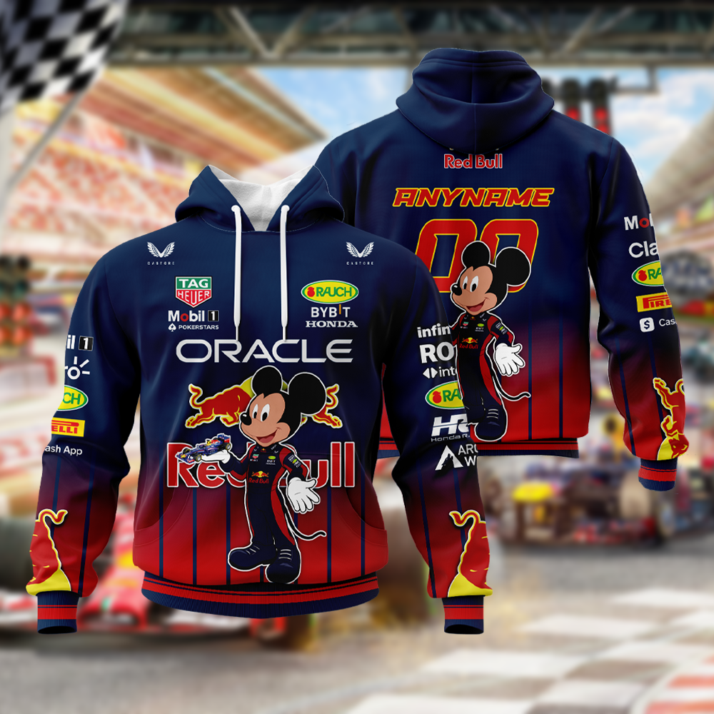 Personalized Red Bull Racing x MK Hoodie, T Shirt, Zip Hoodie, Sweatshirt