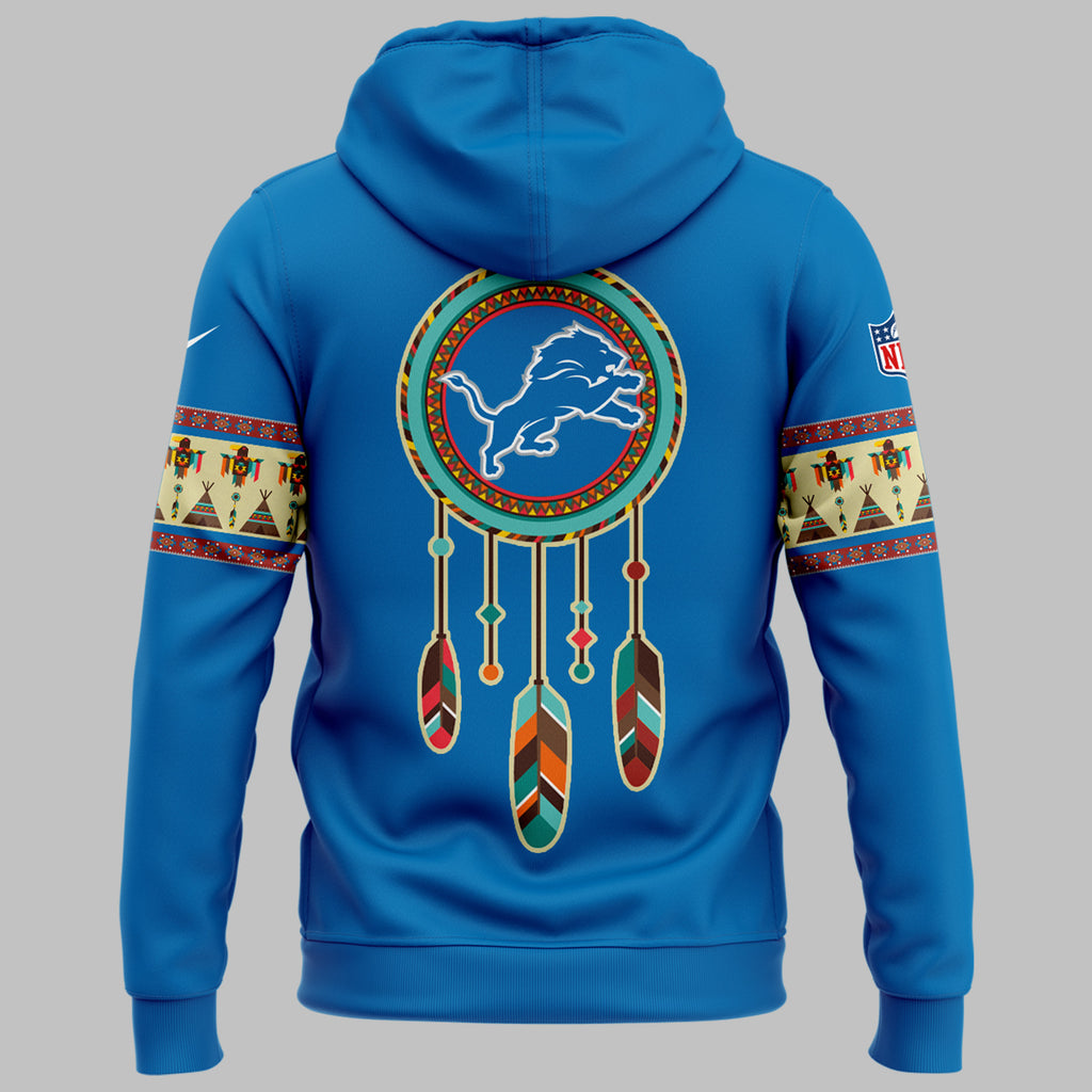 Detroit Lions Native American Heritage Hoodie