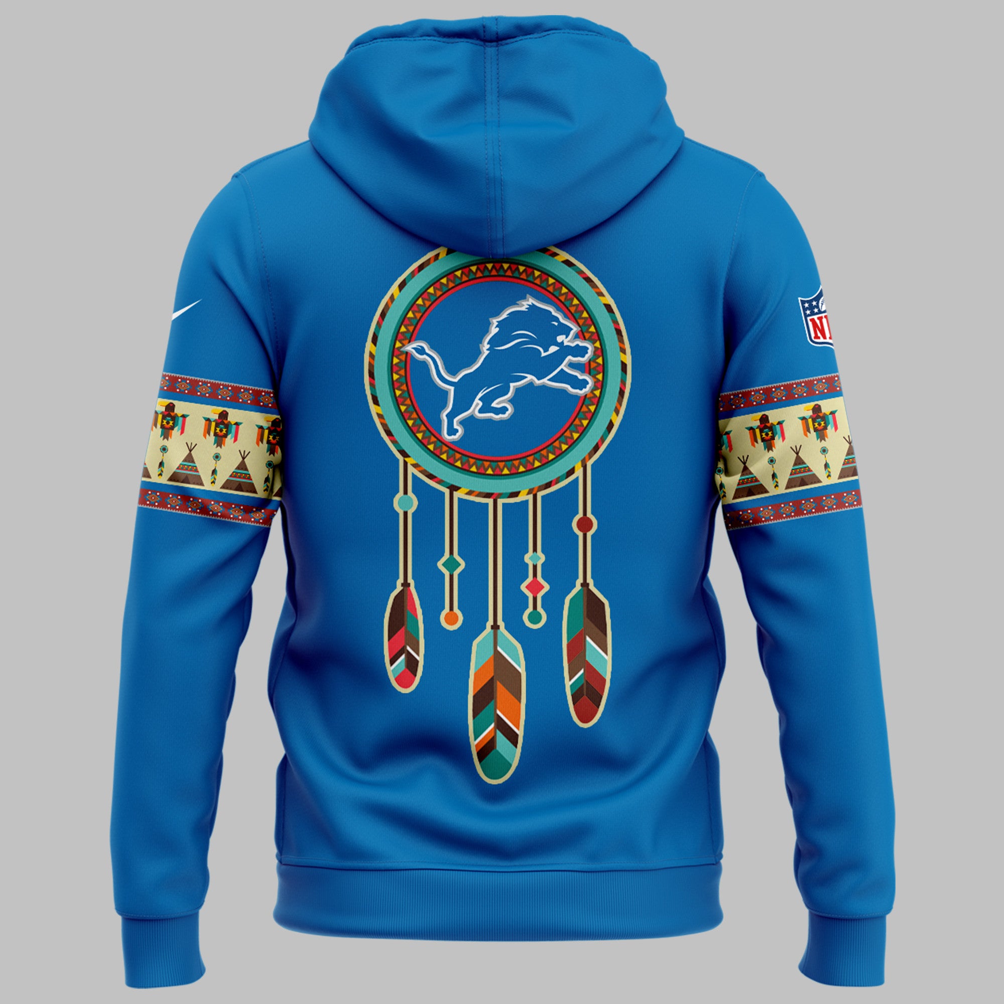 Detroit Lions Native American Heritage Hoodie