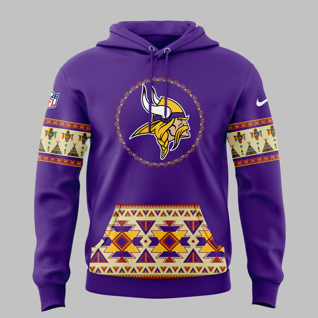 Minnesota Vikings Native American Heritage Hoodie