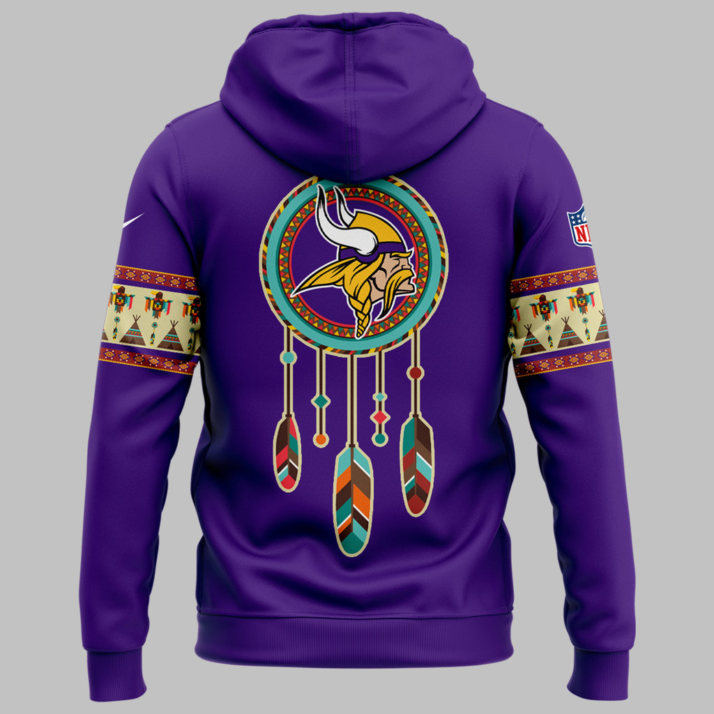 Minnesota Vikings Native American Heritage Hoodie