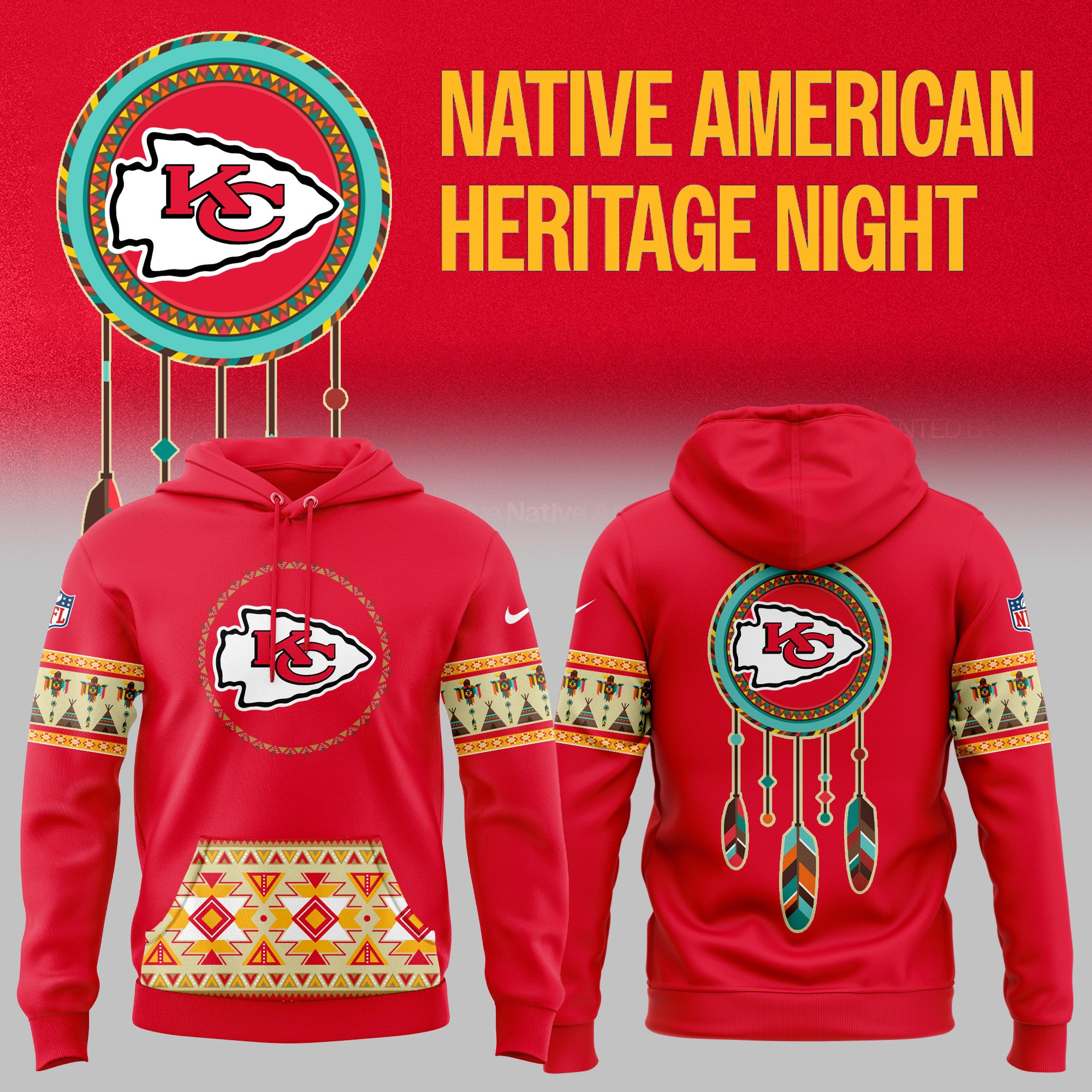 Kansas City Chiefs Native American Heritage Hoodie