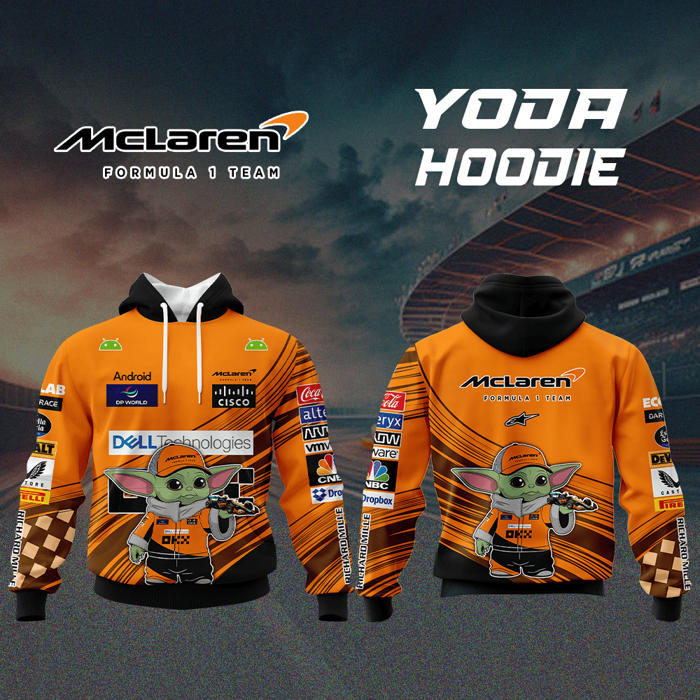 McLaren F1 Team x BBYoda Hoodie, T Shirt, Zip Hoodie, Sweatshirt