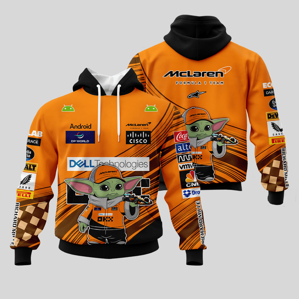 McLaren F1 Team x BBYoda Hoodie, T Shirt, Zip Hoodie, Sweatshirt