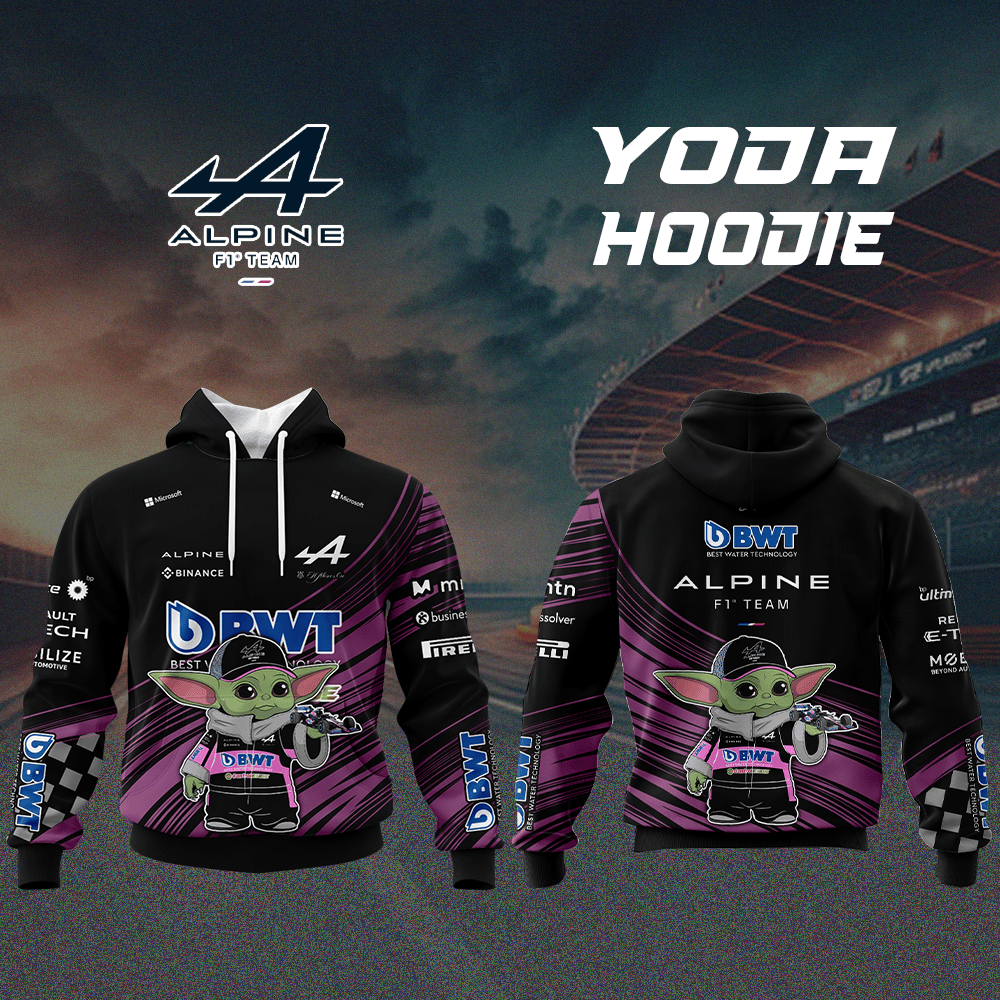 Alpine F1 Team x BBYoda Hoodie, T Shirt, Zip Hoodie, Sweatshirt