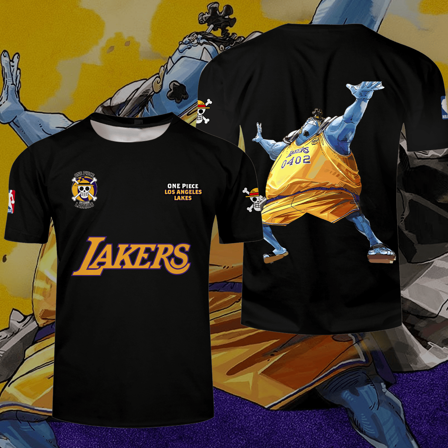 Jinbe x LA Lakers 3D Apparel