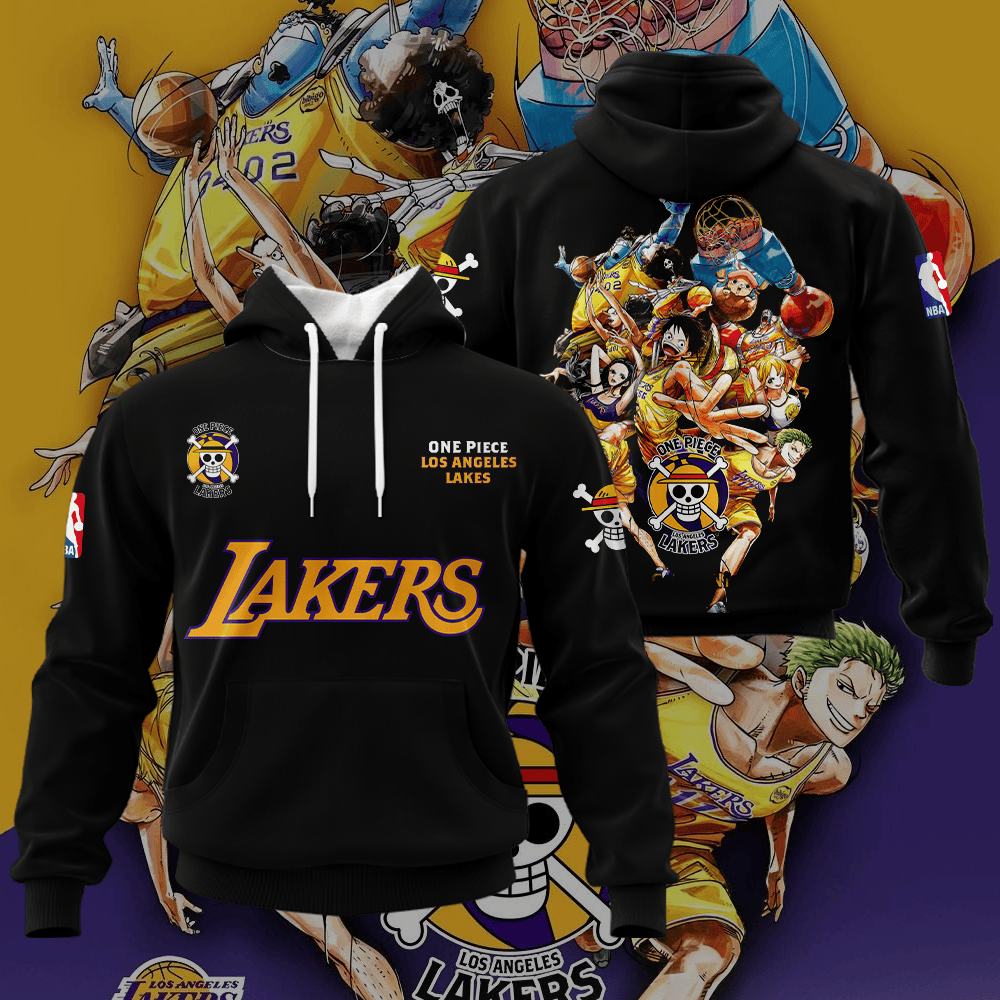 Straw Hats x LA Lakers 3D Apparel