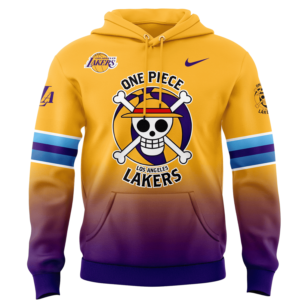 Limited Los Angeles Lakers x One Piece Hoodie