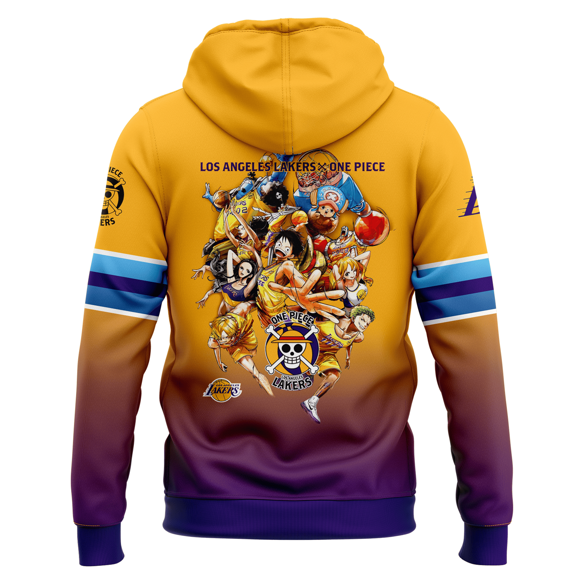 Limited Los Angeles Lakers x One Piece Hoodie
