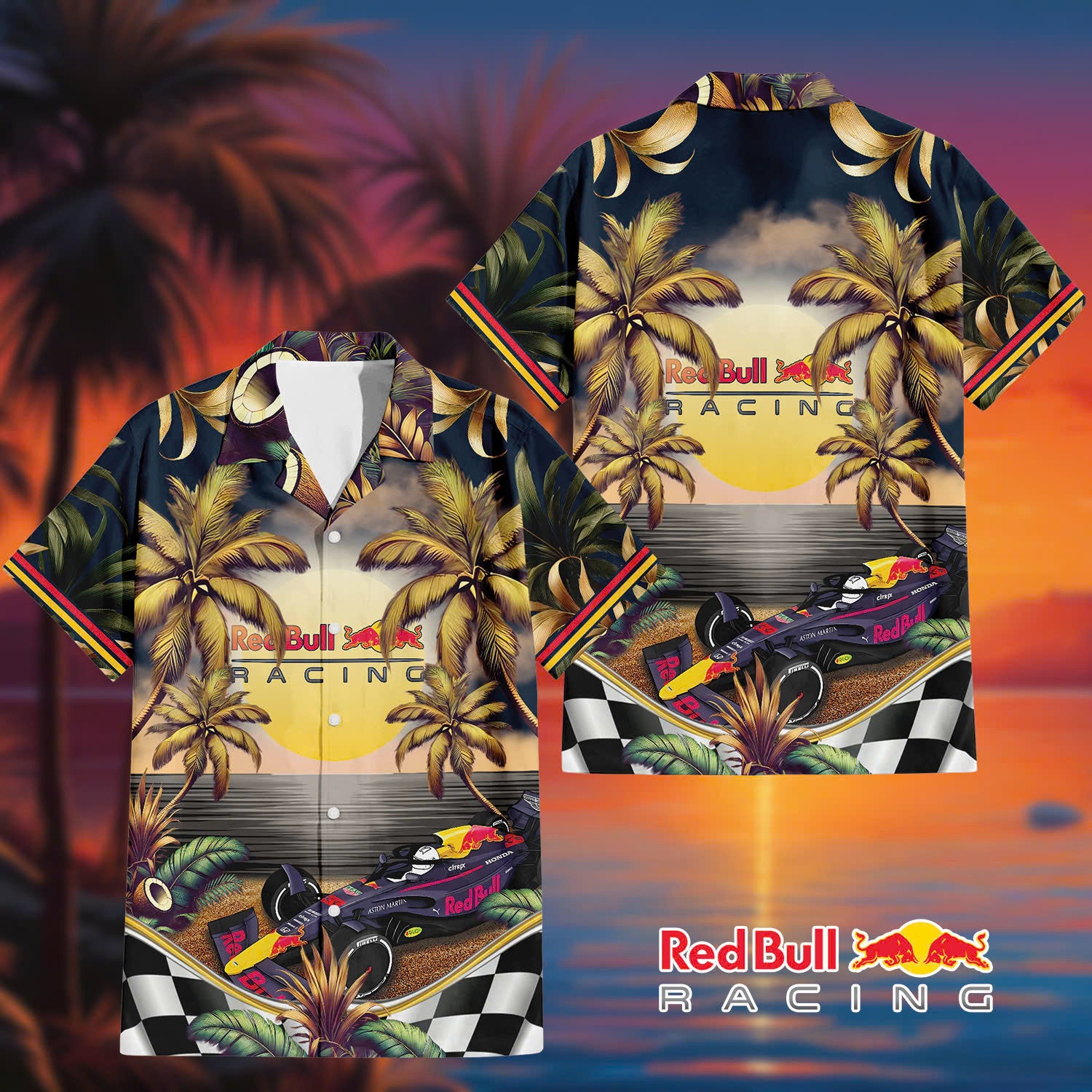 Red Bull Racing Hawaiian Shirt