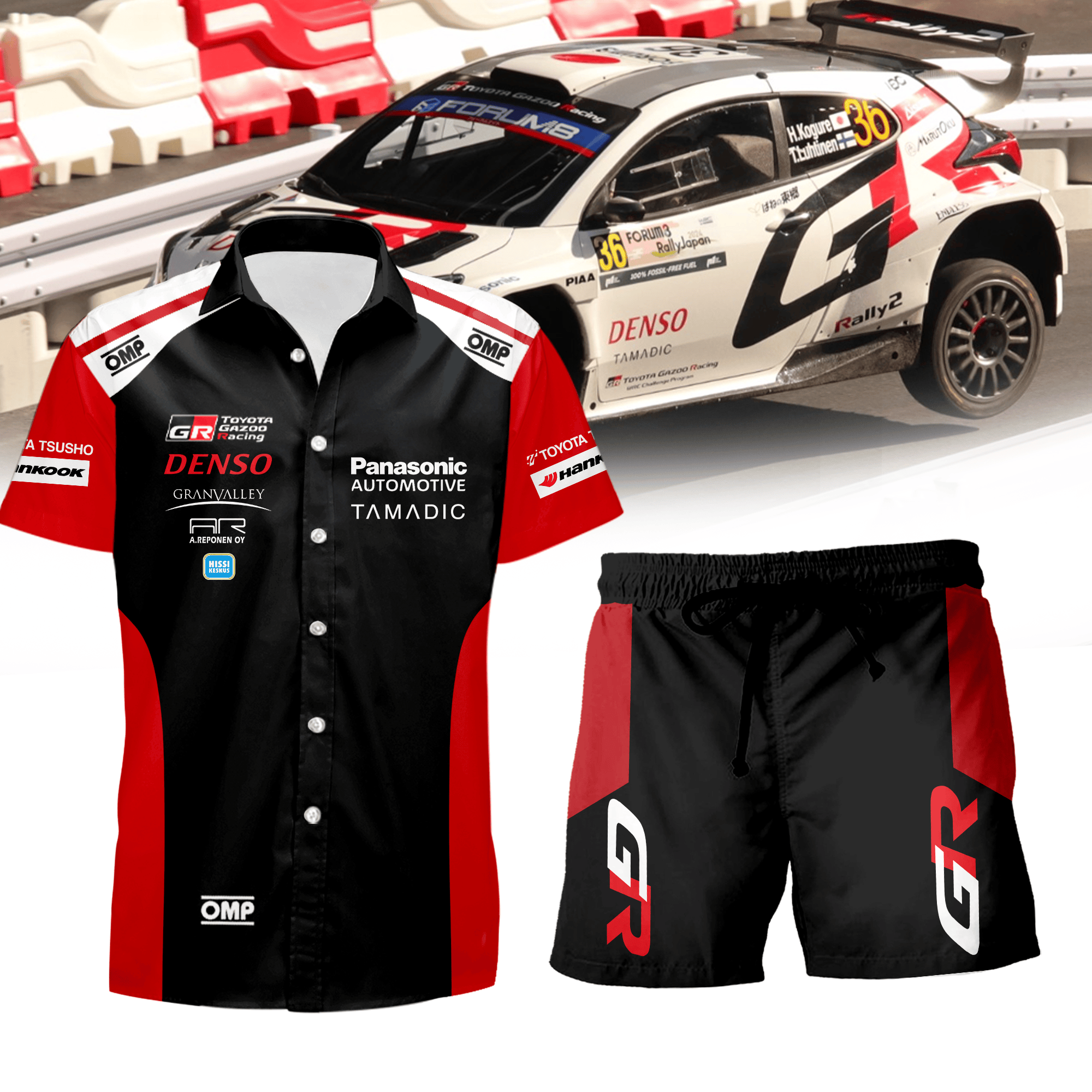 Toyota Gazoo Racing WRT Premium Hawaiian Shirt