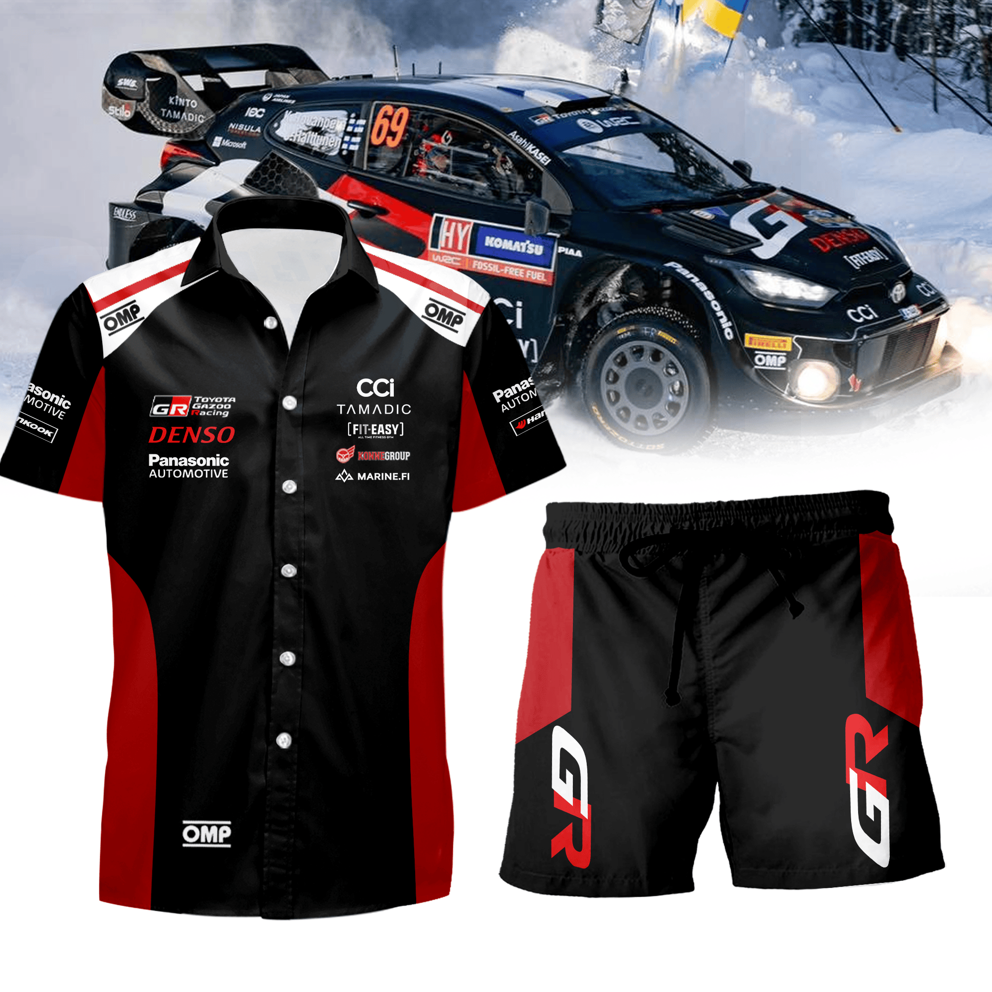 Toyota Gazoo Racing WRT Premium Hawaiian Shirt 2