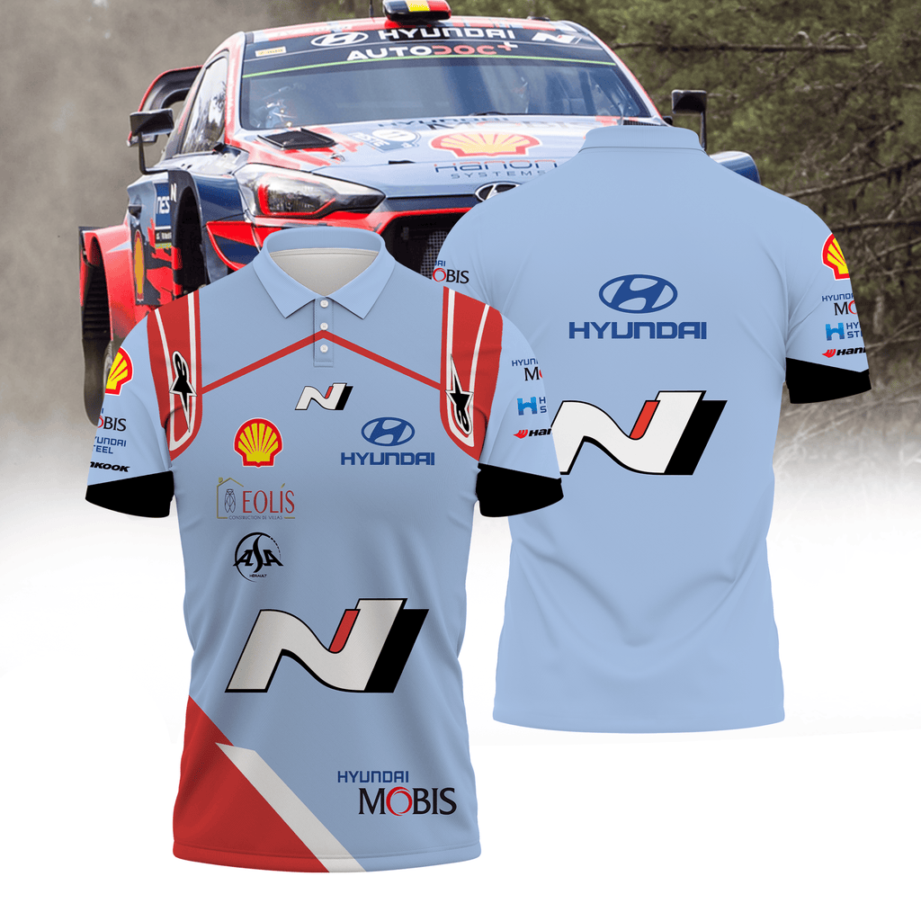 Hyundai Shell Mobis WRT Premium Polo Shirt