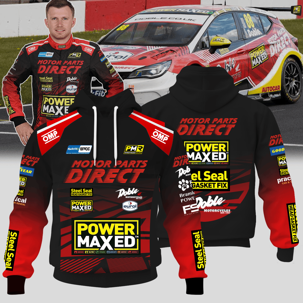 Motor Parts Direct with Power Maxed Racing BTCC 3D Apparel