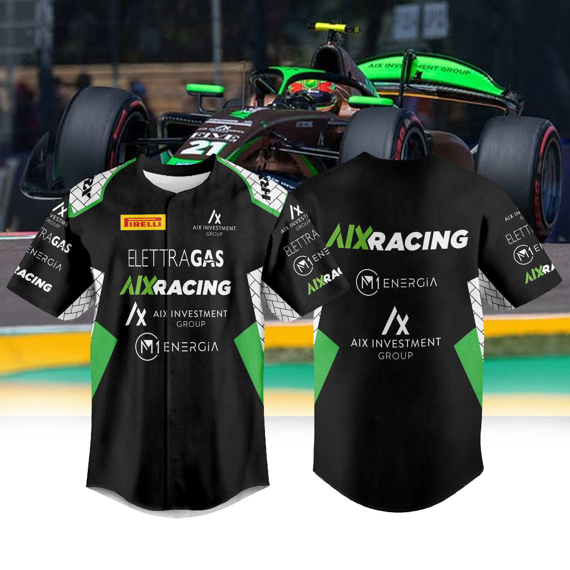 AIX Racing F3 Baseball Jersey II