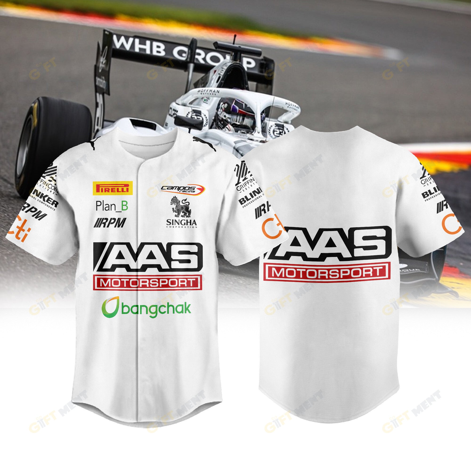 Campos Racing F3 Baseball Jersey II