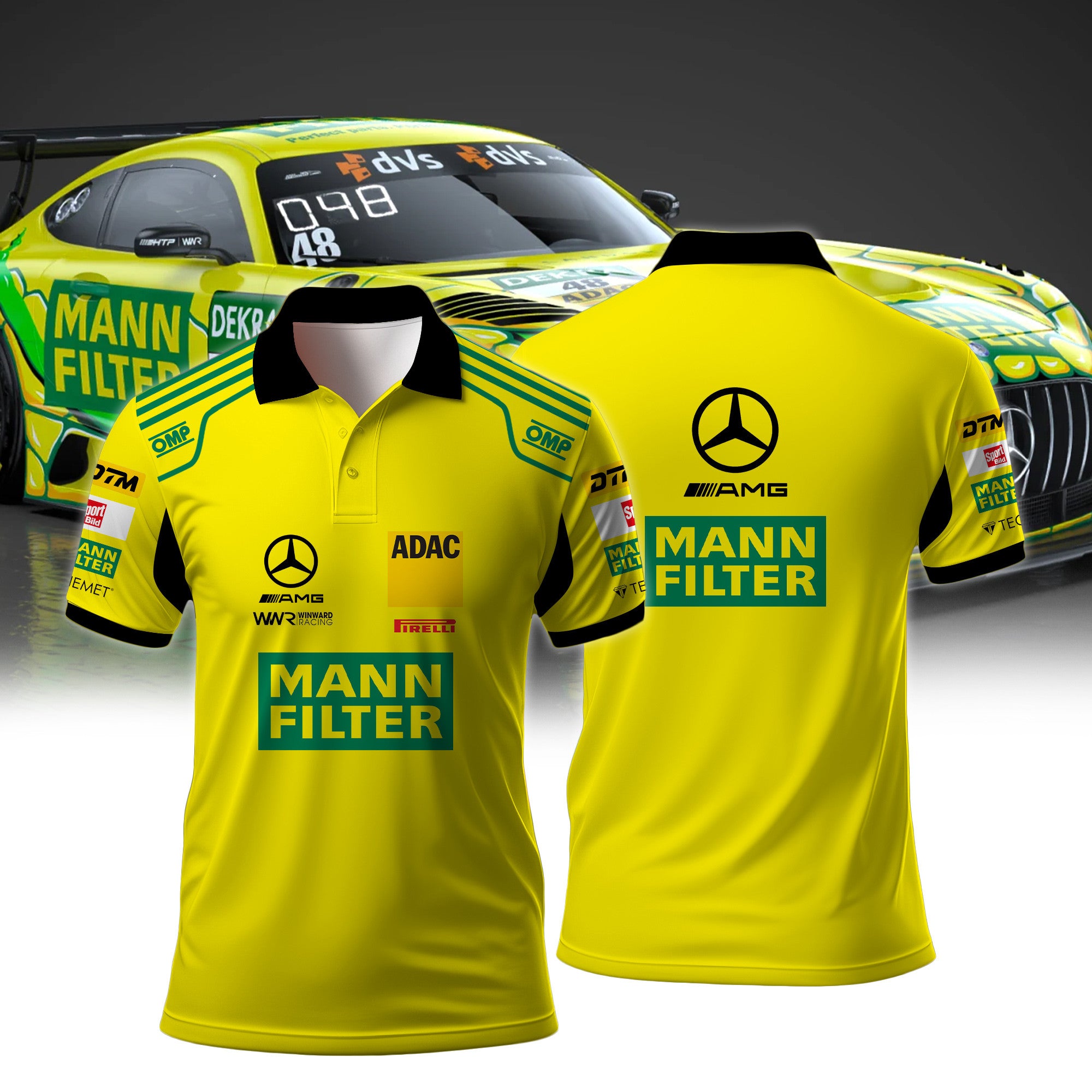 Merc AMG Team MANN FILTER DTM Premium Polo Shirt I