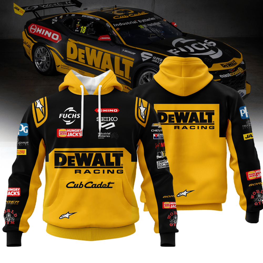 DEWALT & Tradie Energy Racing|Anton De Pasquale 3D Apparel