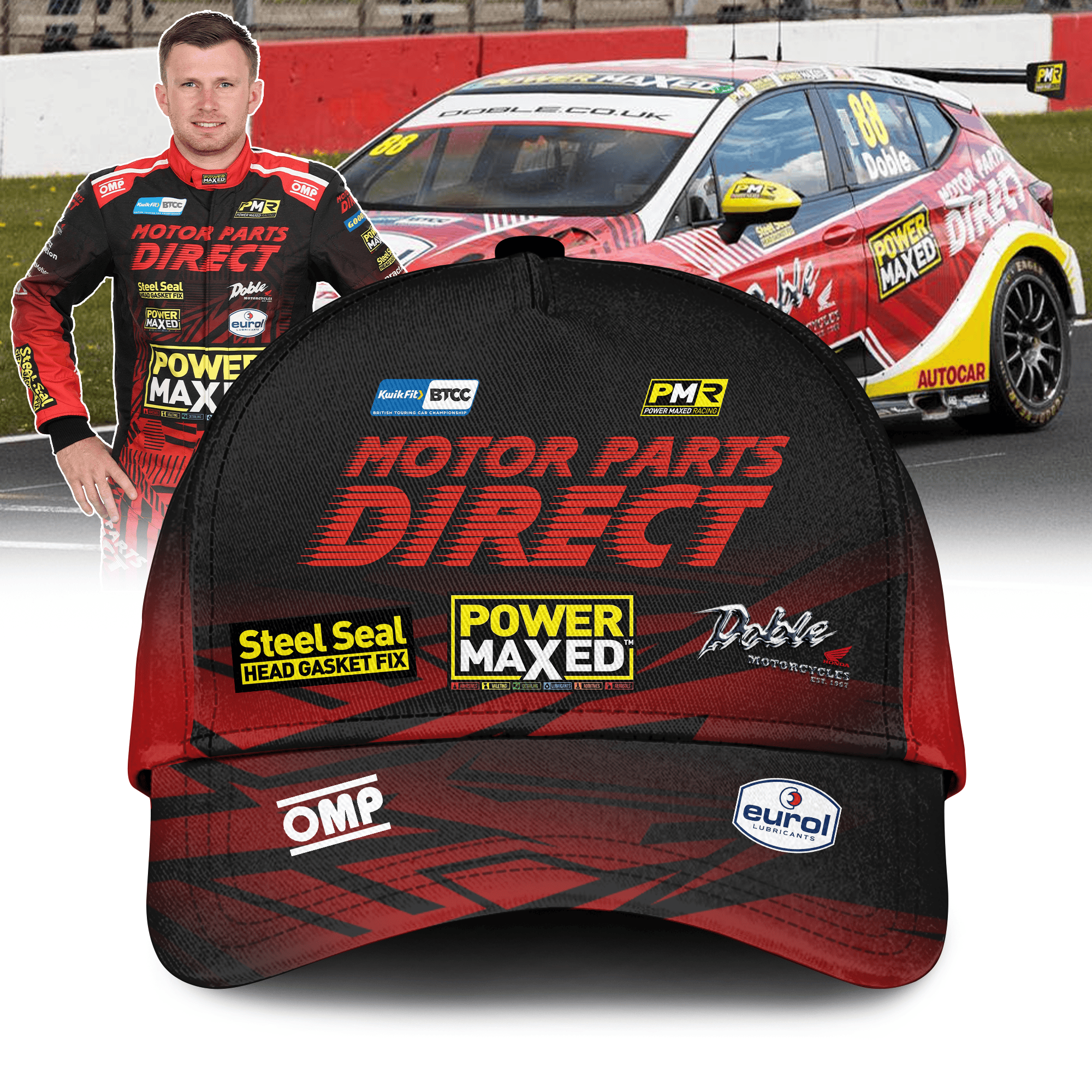 Motor Parts Direct with Power Maxed Racing BTCC 3D Apparel