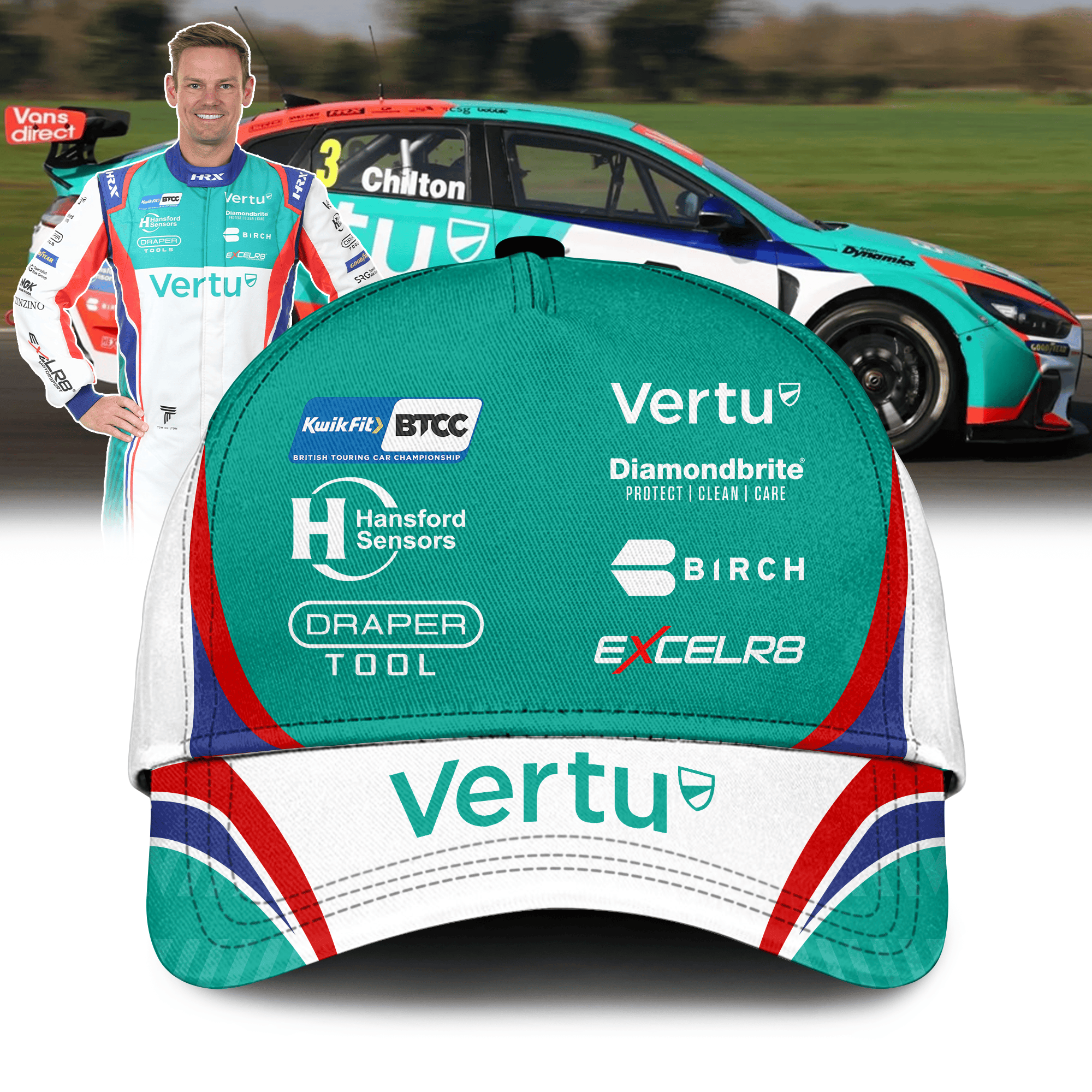 Team Vertu BTCC 3D Apparel
