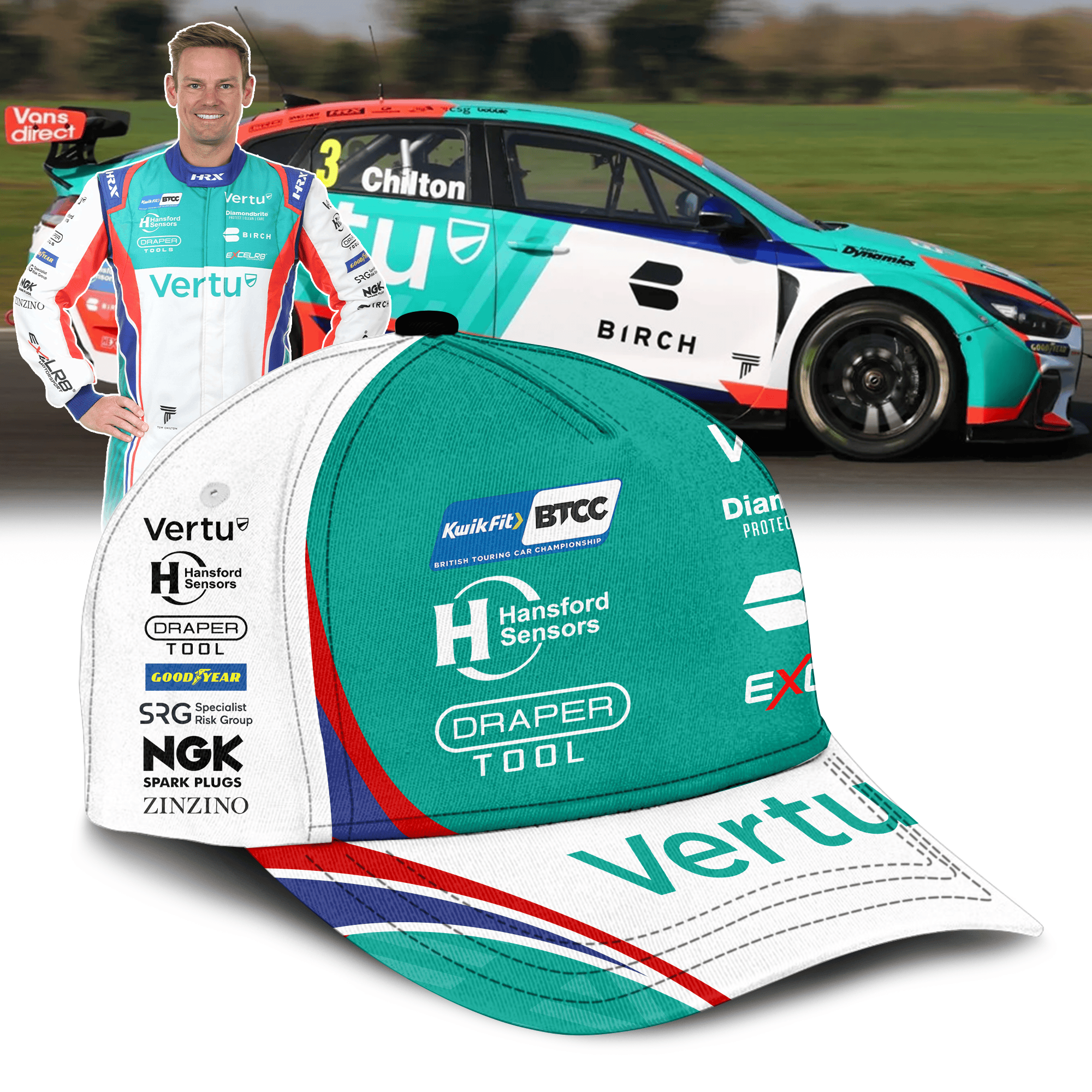 Team Vertu BTCC 3D Apparel