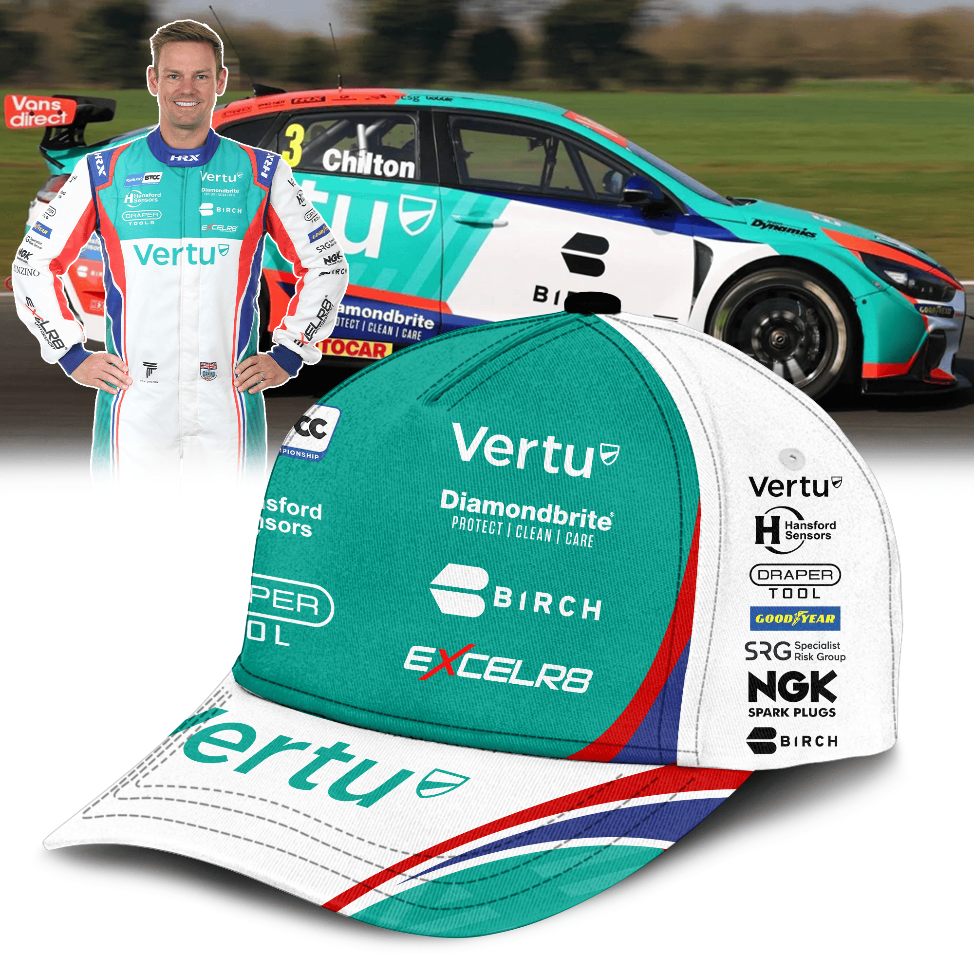 Team Vertu BTCC 3D Apparel