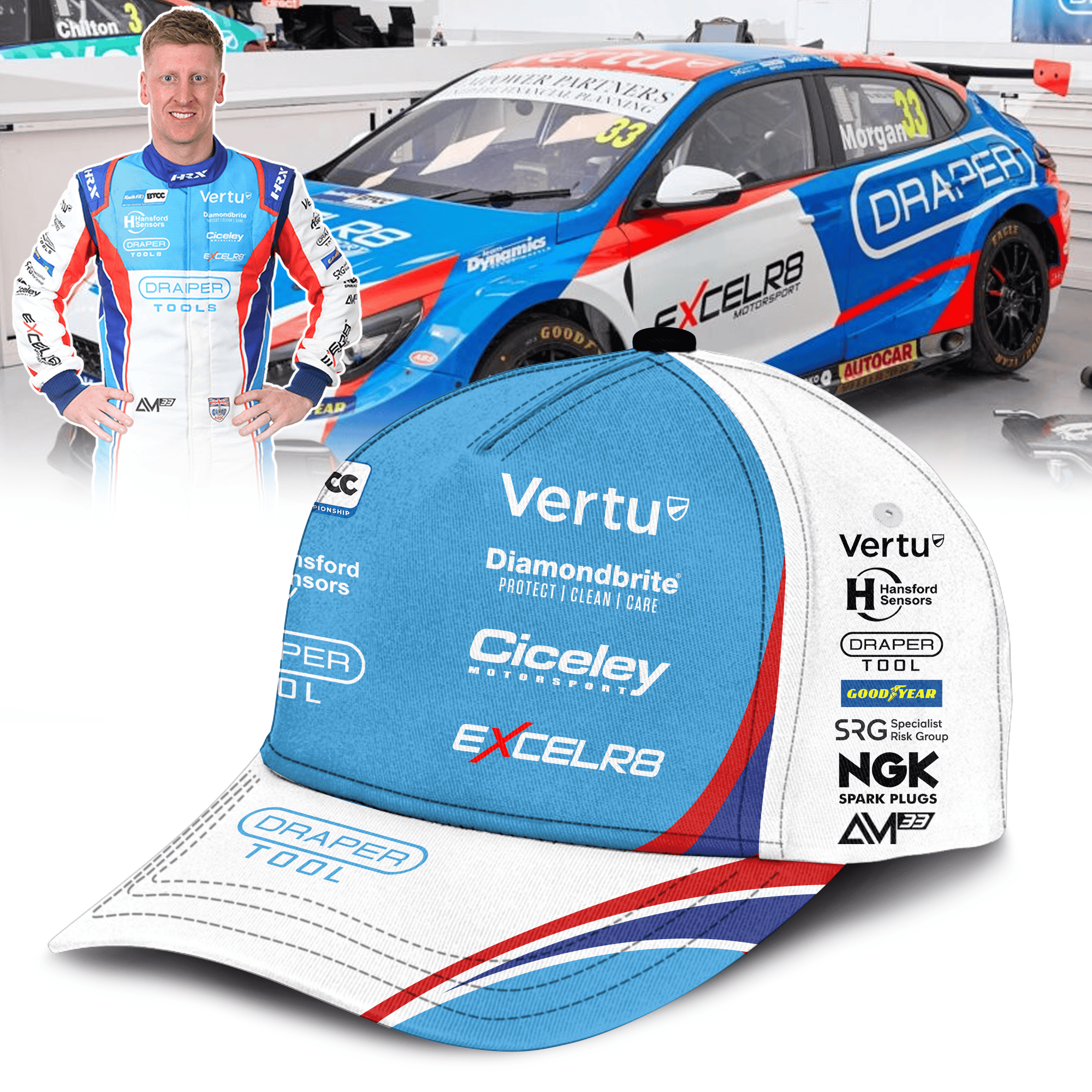 Team Vertu BTCC 3D Apparel II