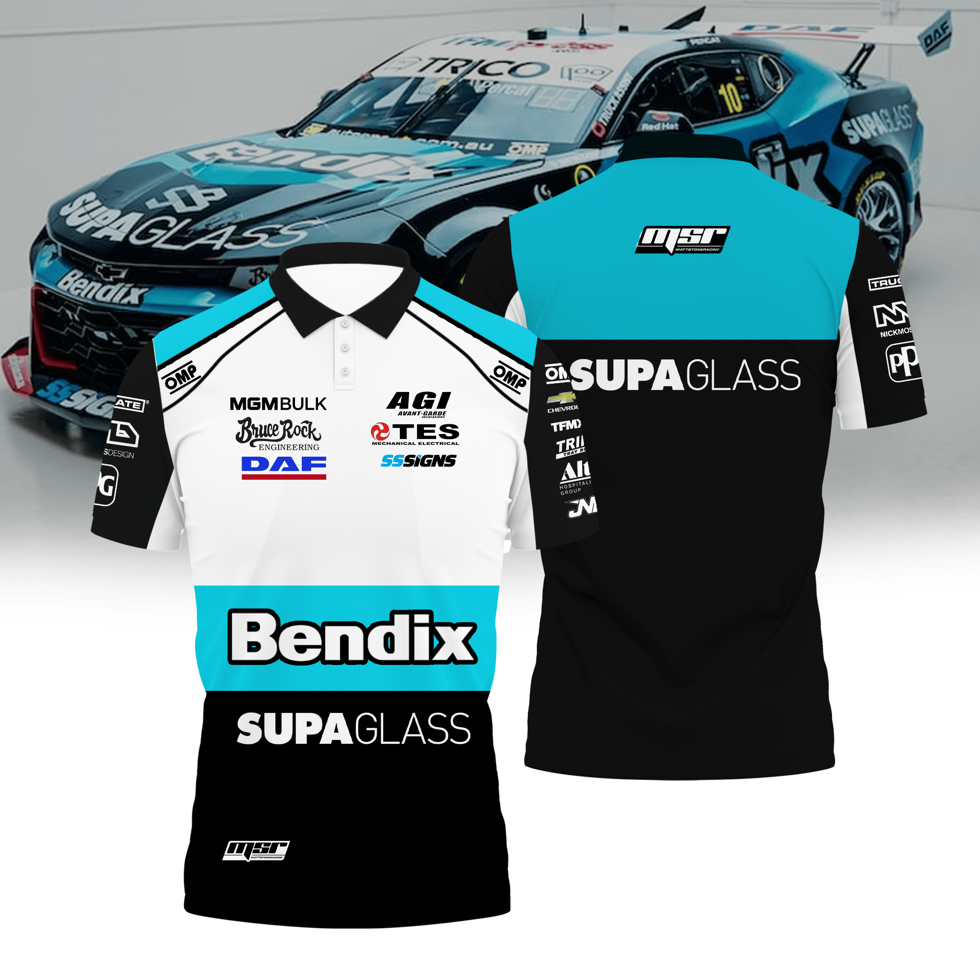 Dabble & Bendix Racing | Nick Percat Premium Polo Shirt