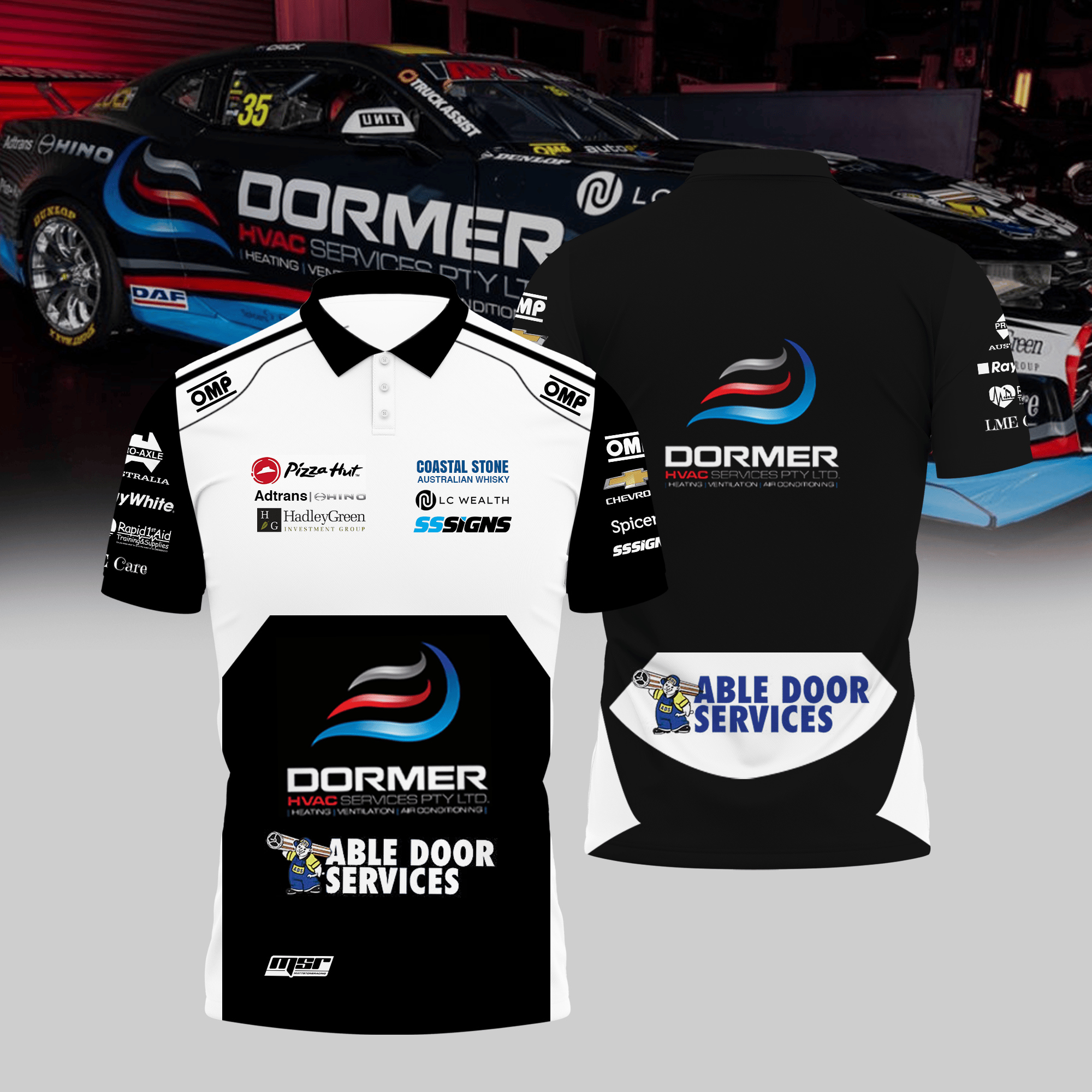 Dormer HVAC Racing by MSR Premium Polo Shirt