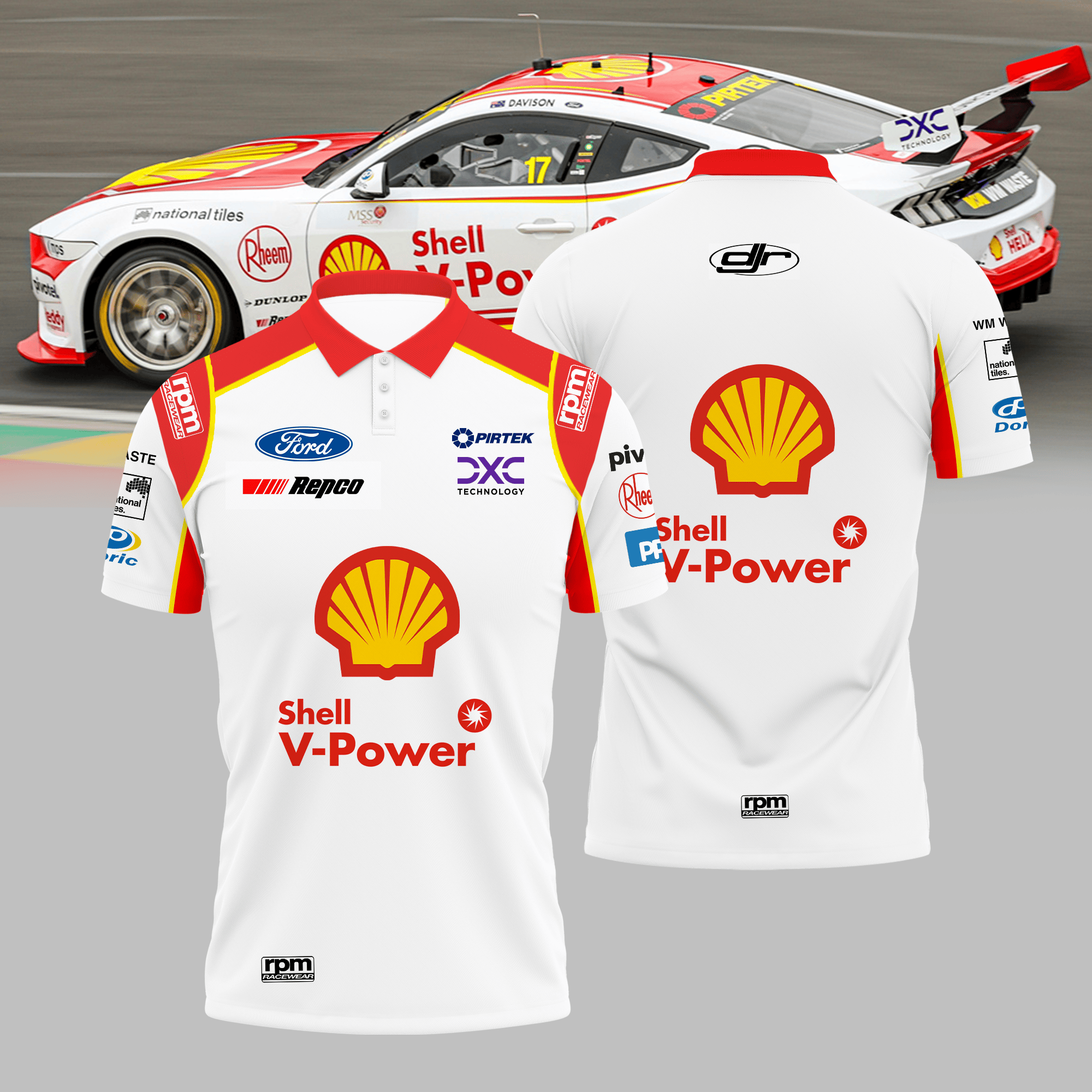 Shell V Power Racing Team Premium Polo Shirt