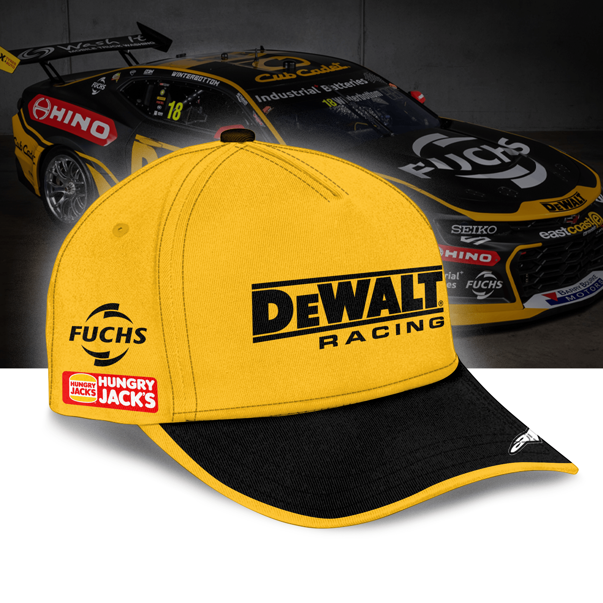 DEWALT & Tradie Energy Racing|Anton De Pasquale 3D Apparel
