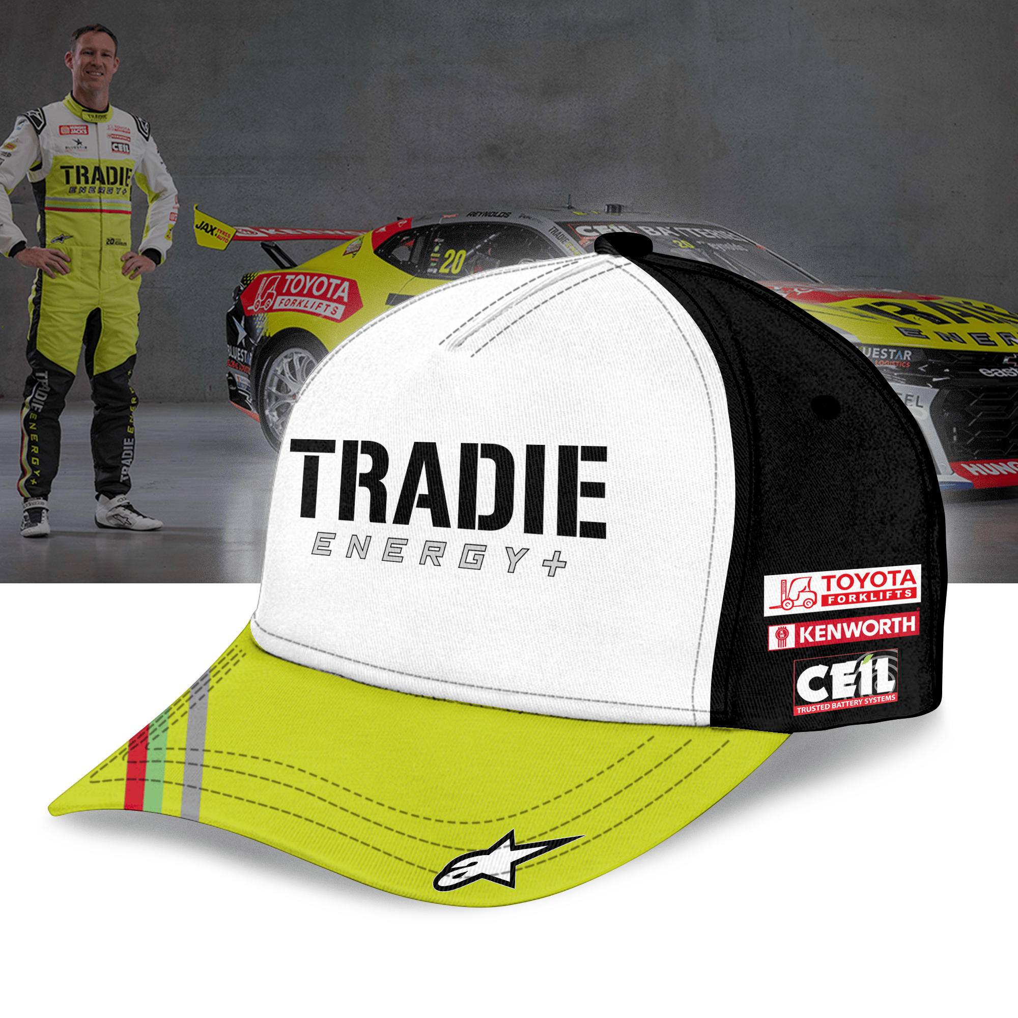 DEWALT & Tradie Energy Racing|David Reynol 3D Apparel