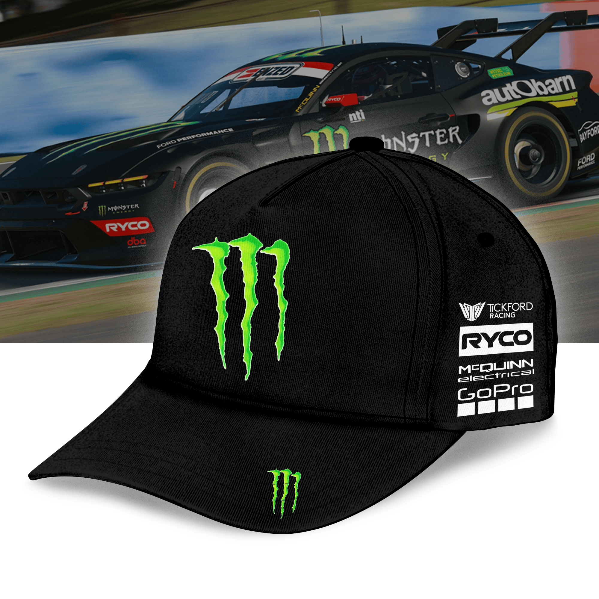 Monster Castrol Racing |Cam Waters 3D Apparel