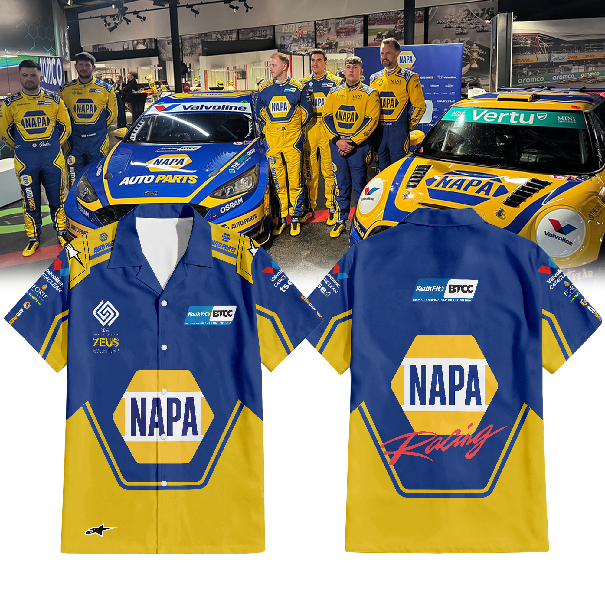 NAPA Racing UK Premium Hawaiian Shirt