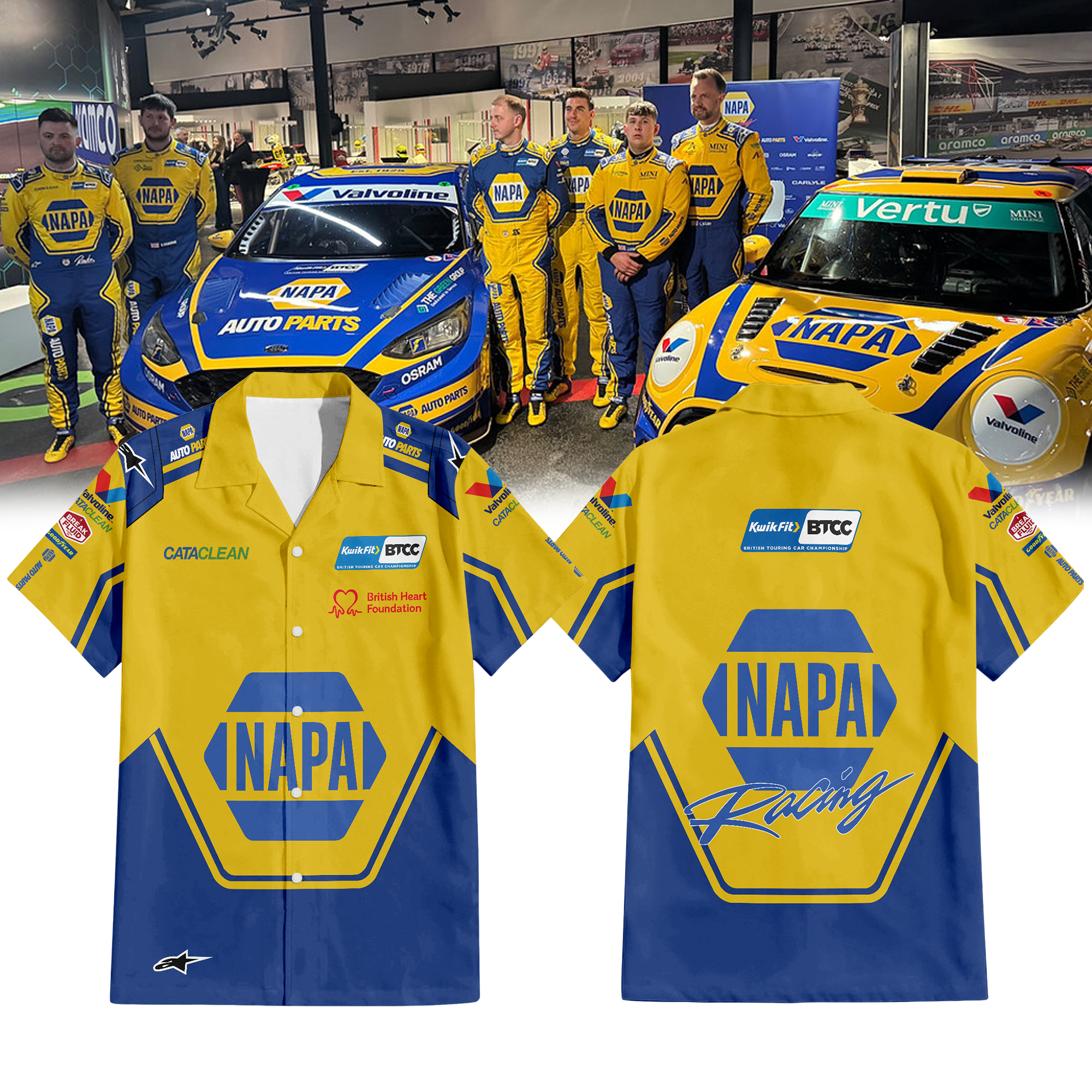 NAPA Racing UK Premium Hawaiian Shirt II