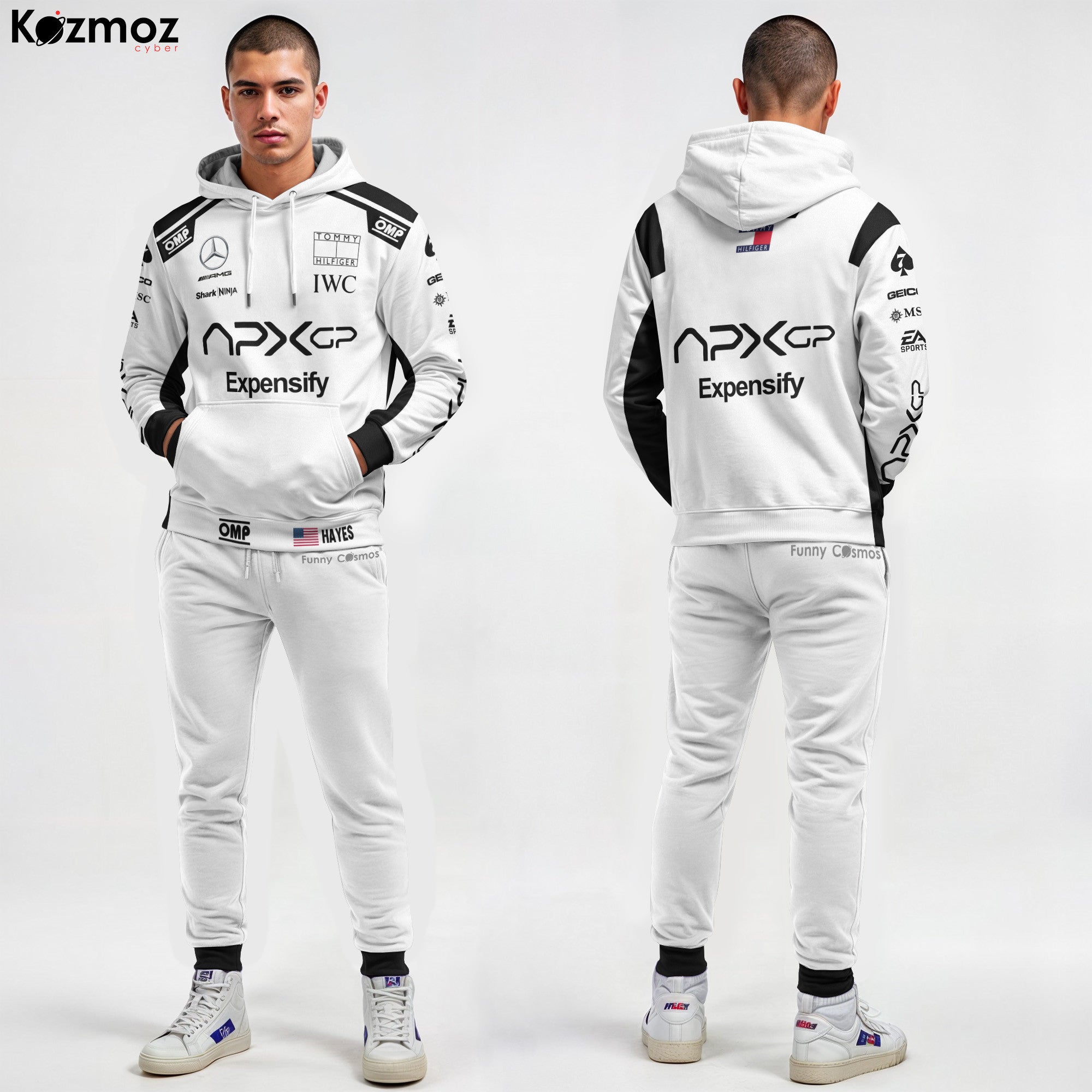 Brad Pitt Racing Suit Sonny Hayes Film Costume (White Version) Collection - Movie