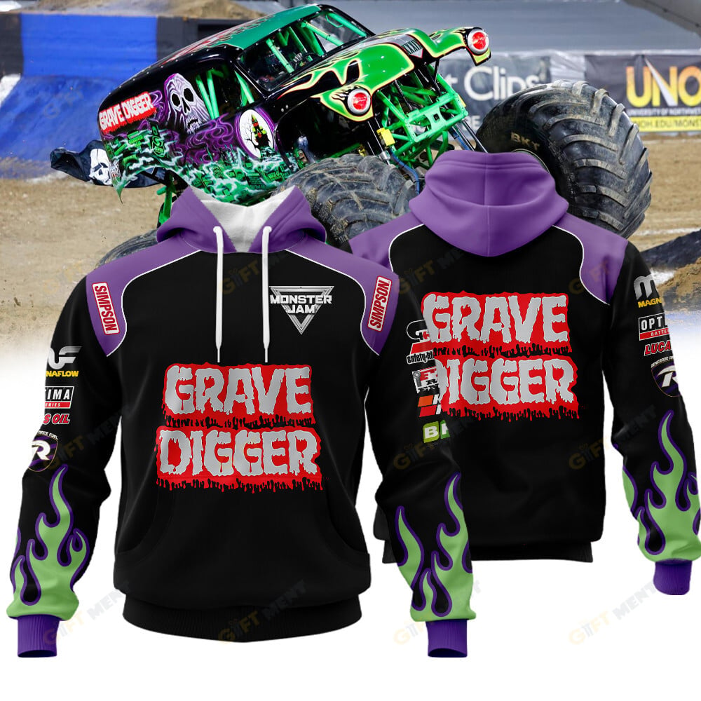 Adam Anderson | Grave Digger Monster Jam 3D Apparel