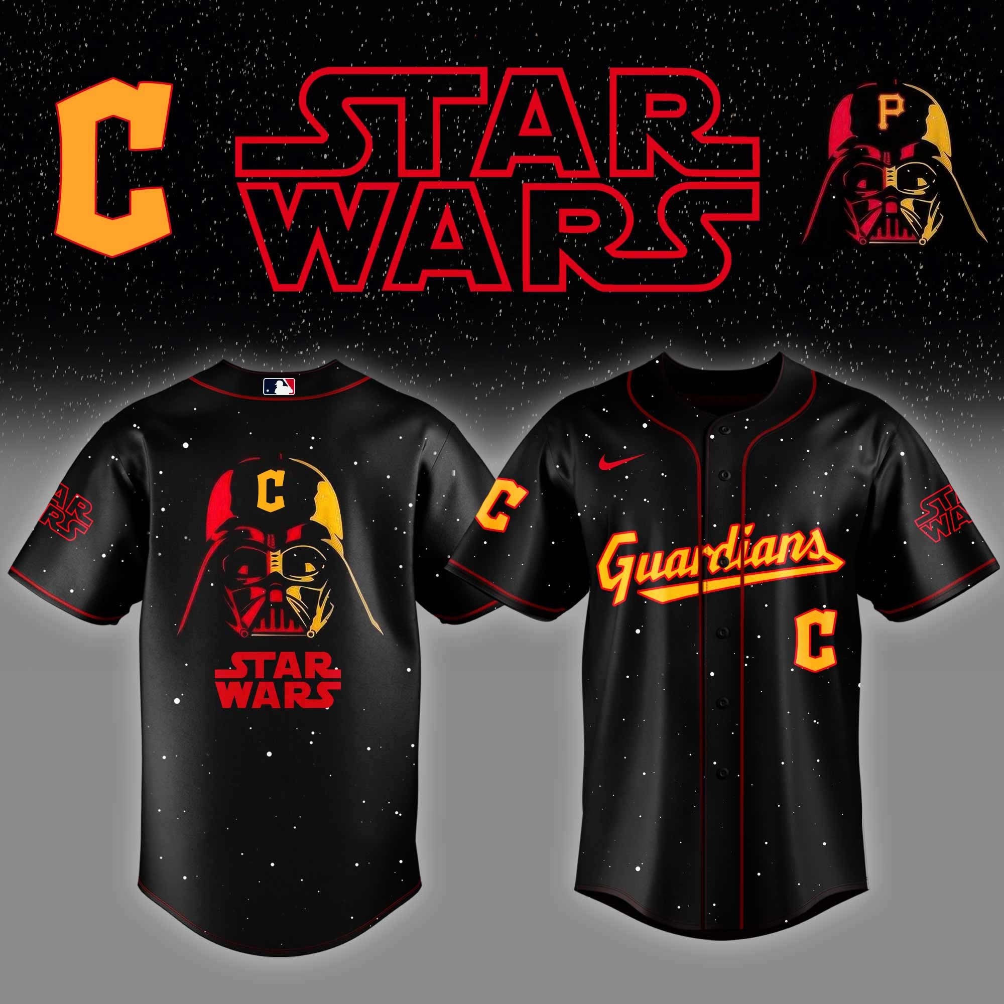 Cleveland Guardians x Star Wars Night Baseball Jersey