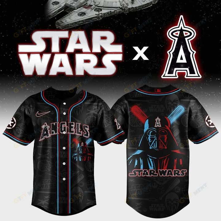 Los Angeles Angels X Star Wars Baseball Jersey MLB