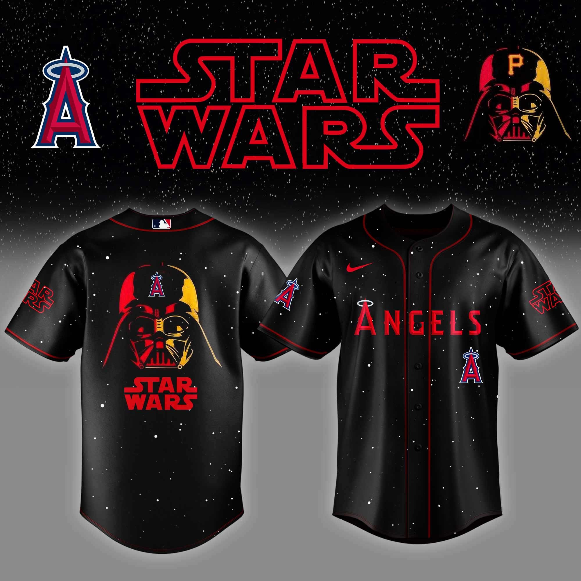 Los Angeles Angels x Star Wars Night Baseball Jersey