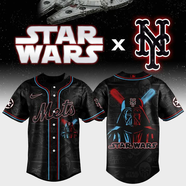 New York Mets X Star Wars Baseball Jersey MLB