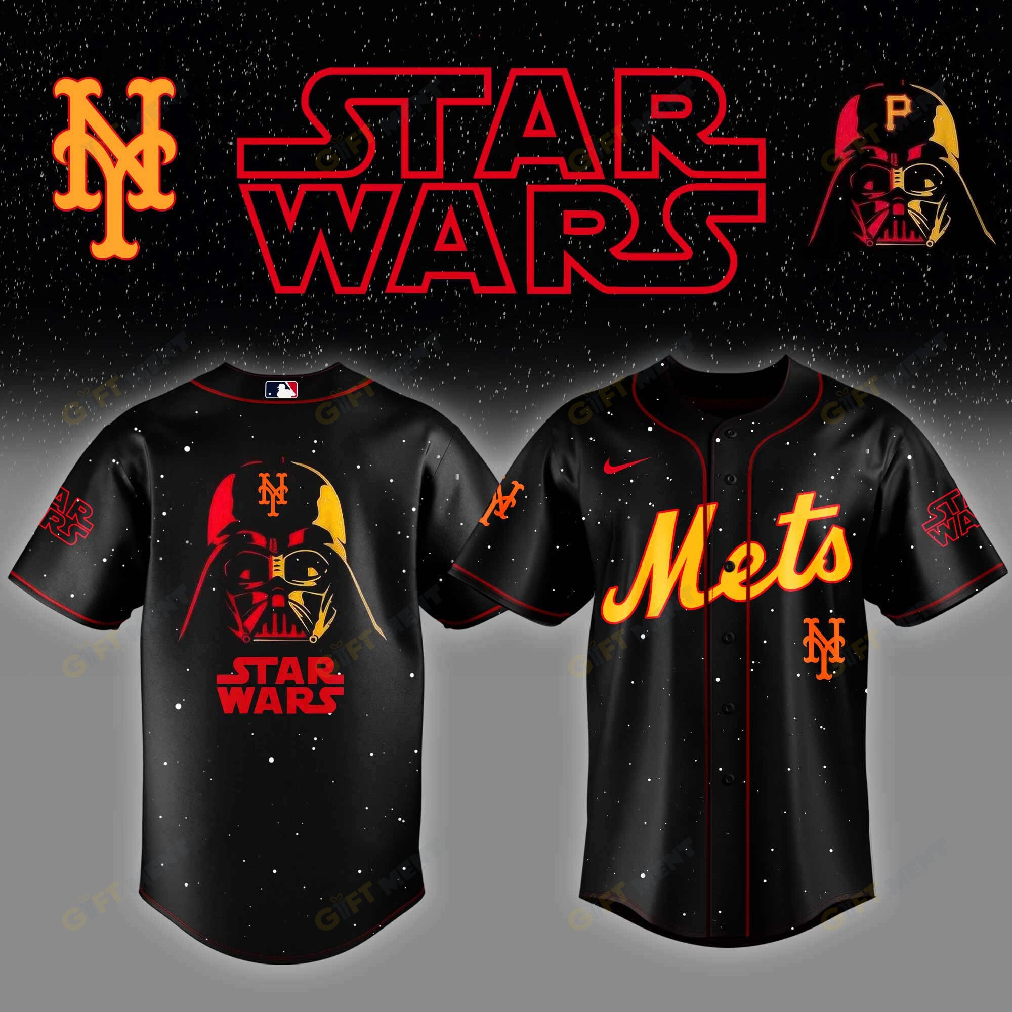 New York Mets x Star Wars Night Baseball Jersey