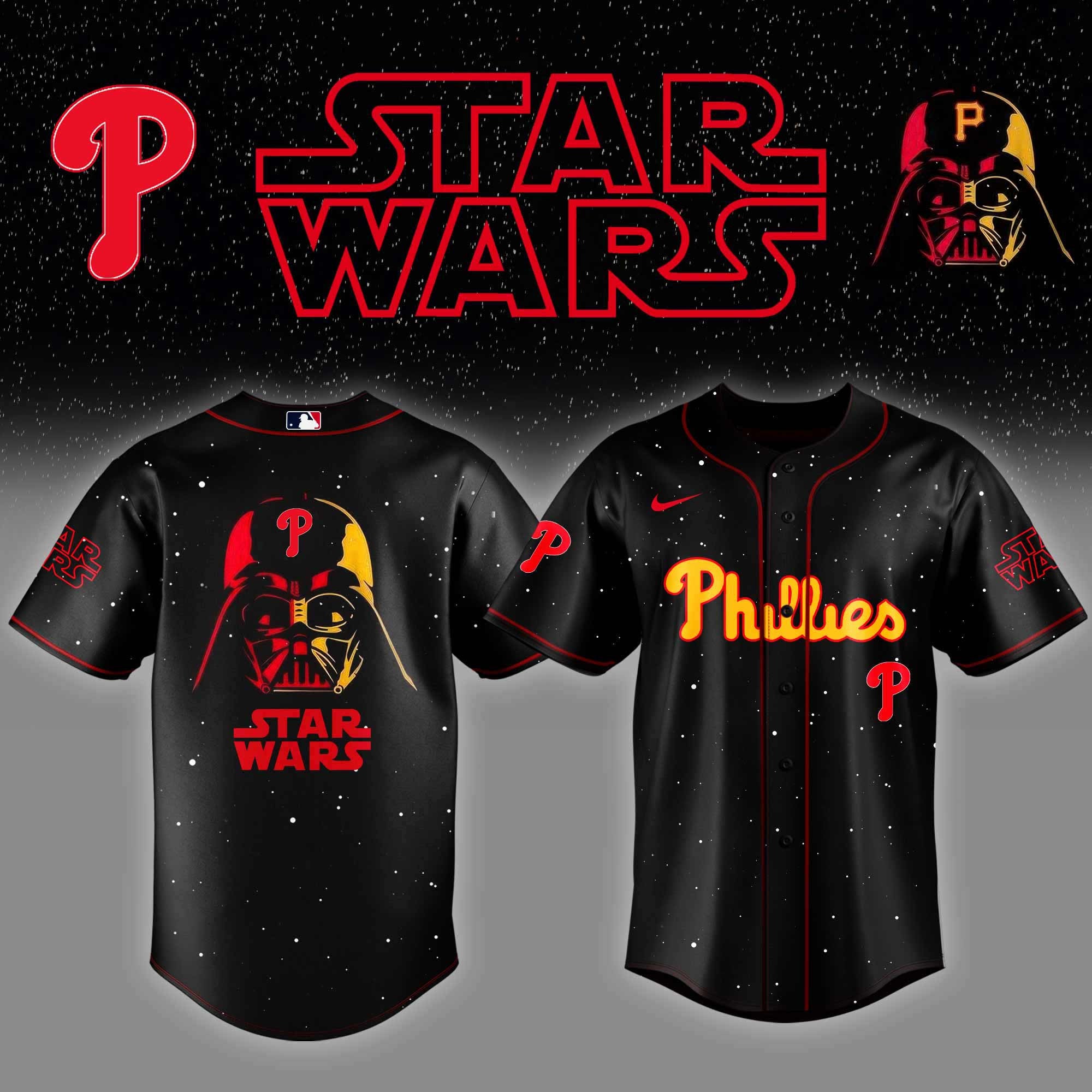 Philadelphia Phillies x Star Wars Night Baseball Jersey