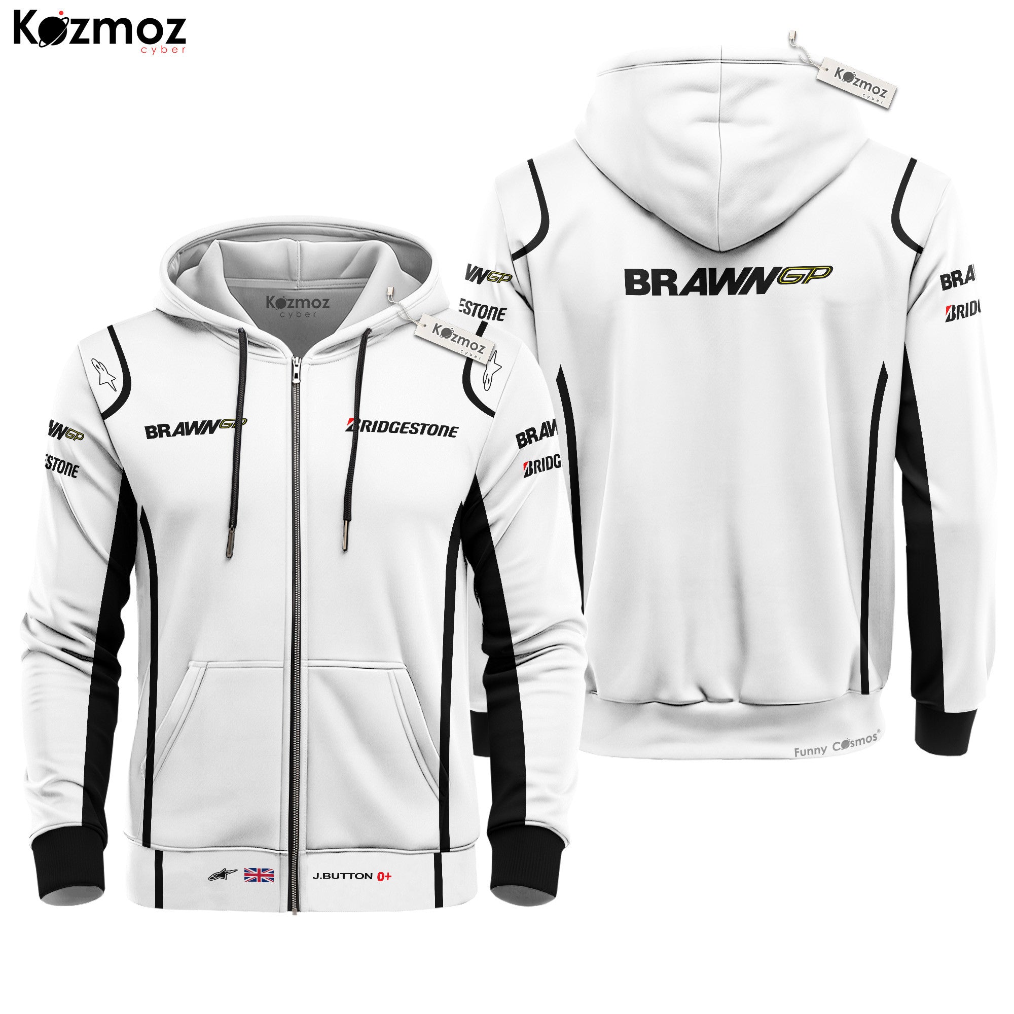 Jenson Button Racing Costume 2009 Collection – Brawn GP  Racing Team