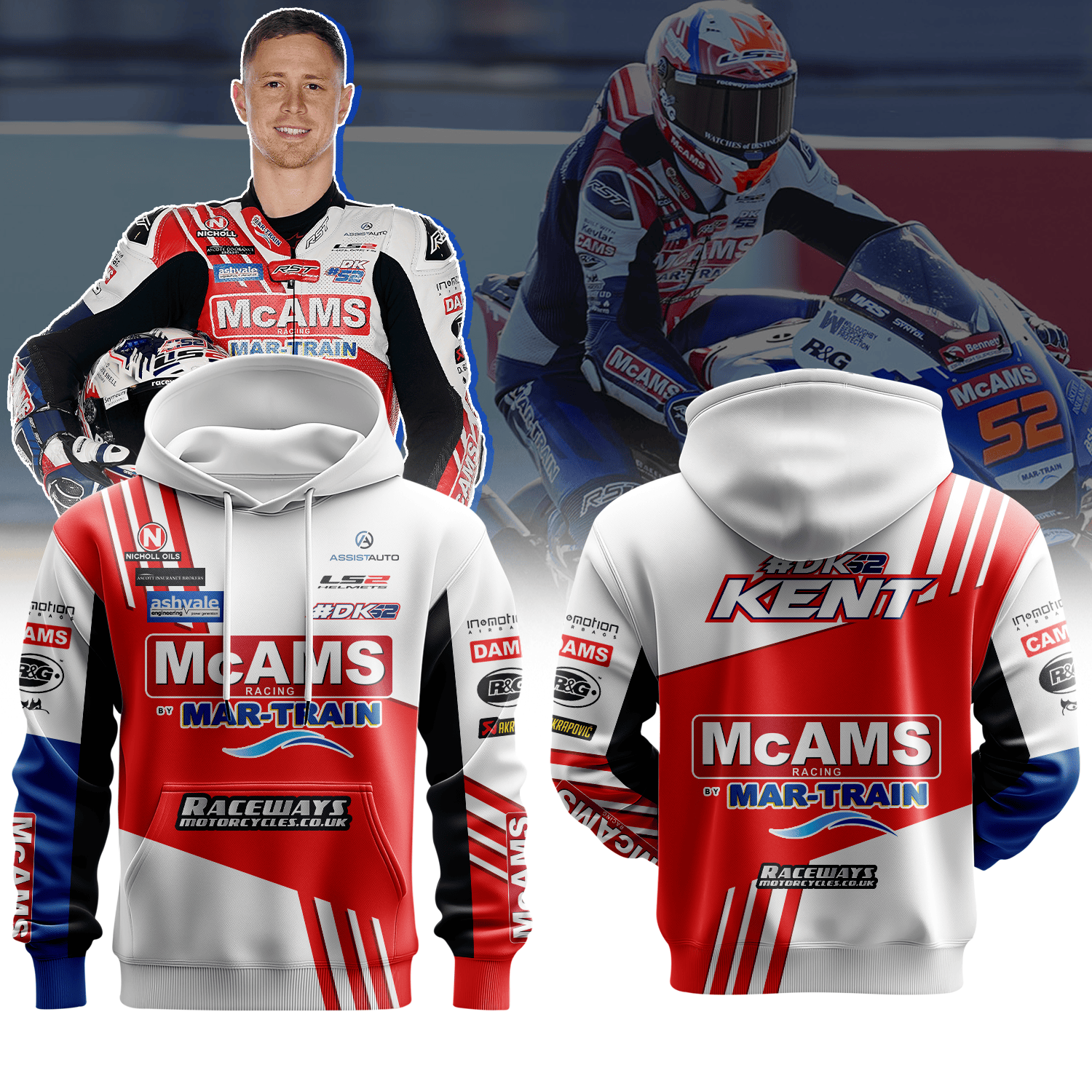 McAMS Racing Yamaha Premium Hoodie